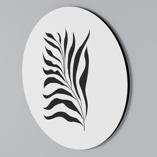 SHADOW PLANT Round Wall Art
