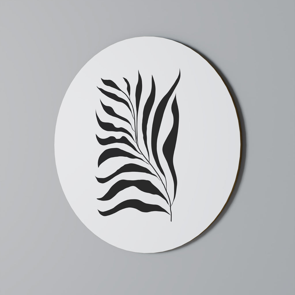 SHADOW PLANT Round Wall Art