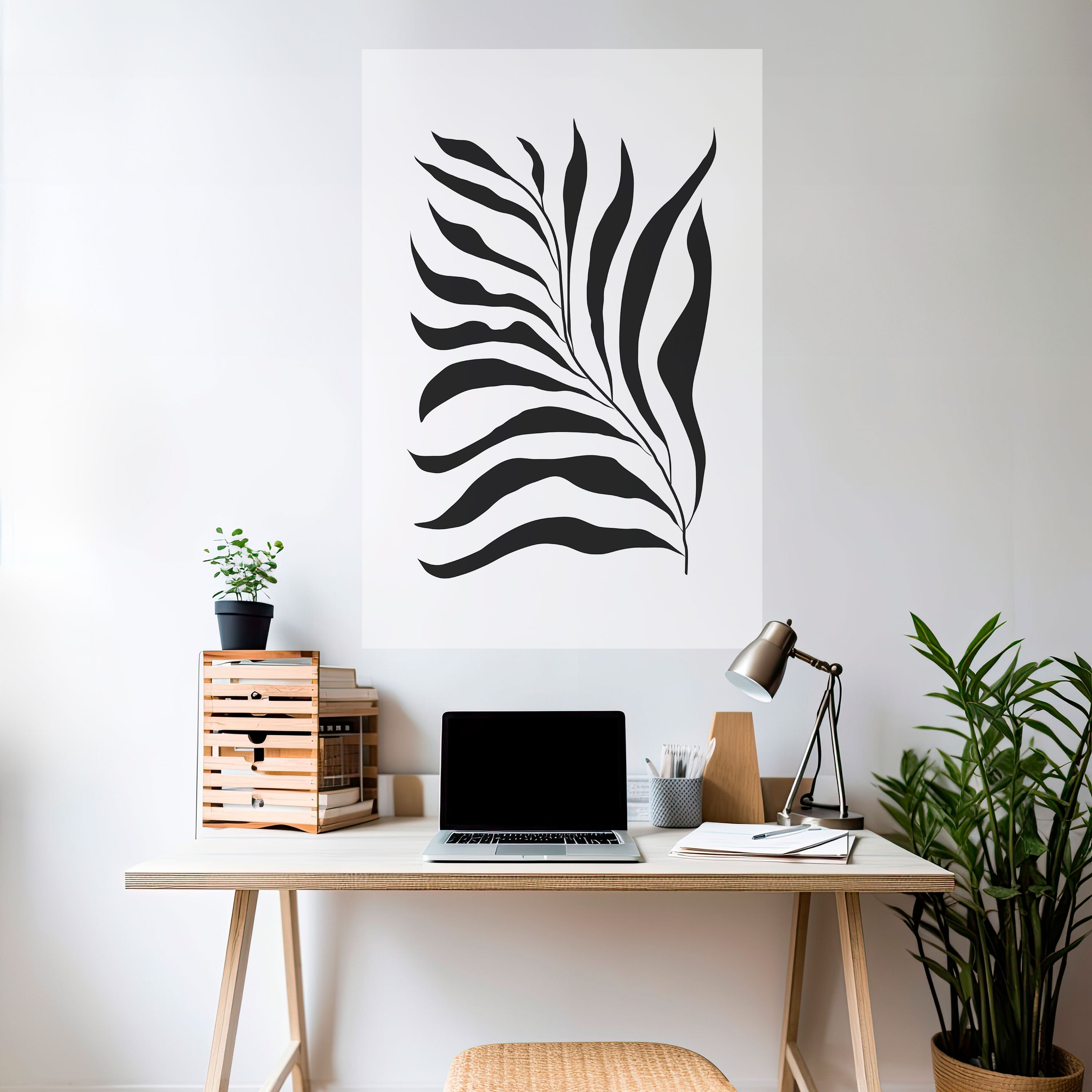 SHADOW PLANT Peel and Stick Vertical Poster