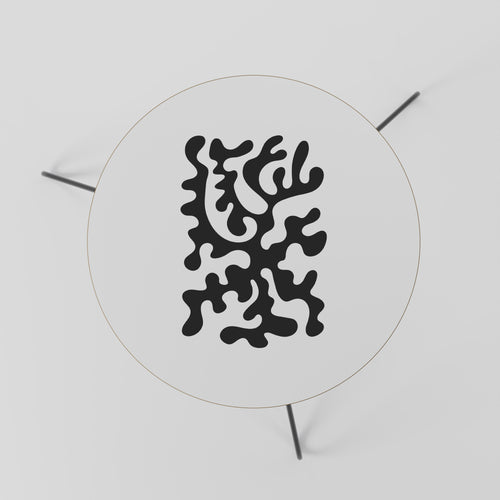 CHARCOAL CASCADE Mesa de Centro Ø60