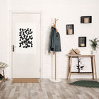 CHARCOAL CASCADE Peel and Stick Vertical Poster