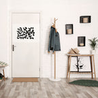 CHARCOAL CASCADE Peel and Stick Horizontal Poster