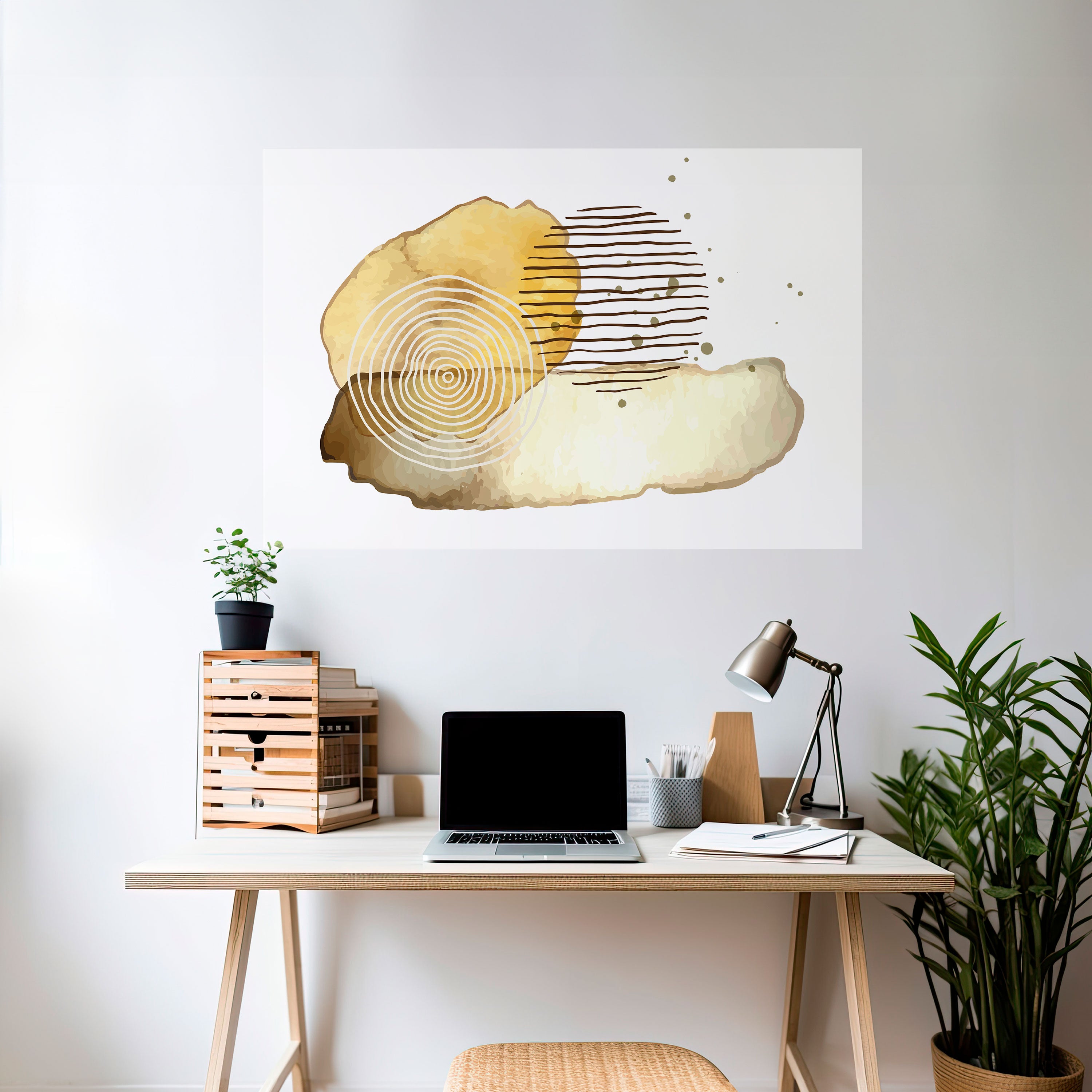 TONOS TRASCENDENTES Póster horizontal autoadhesivo