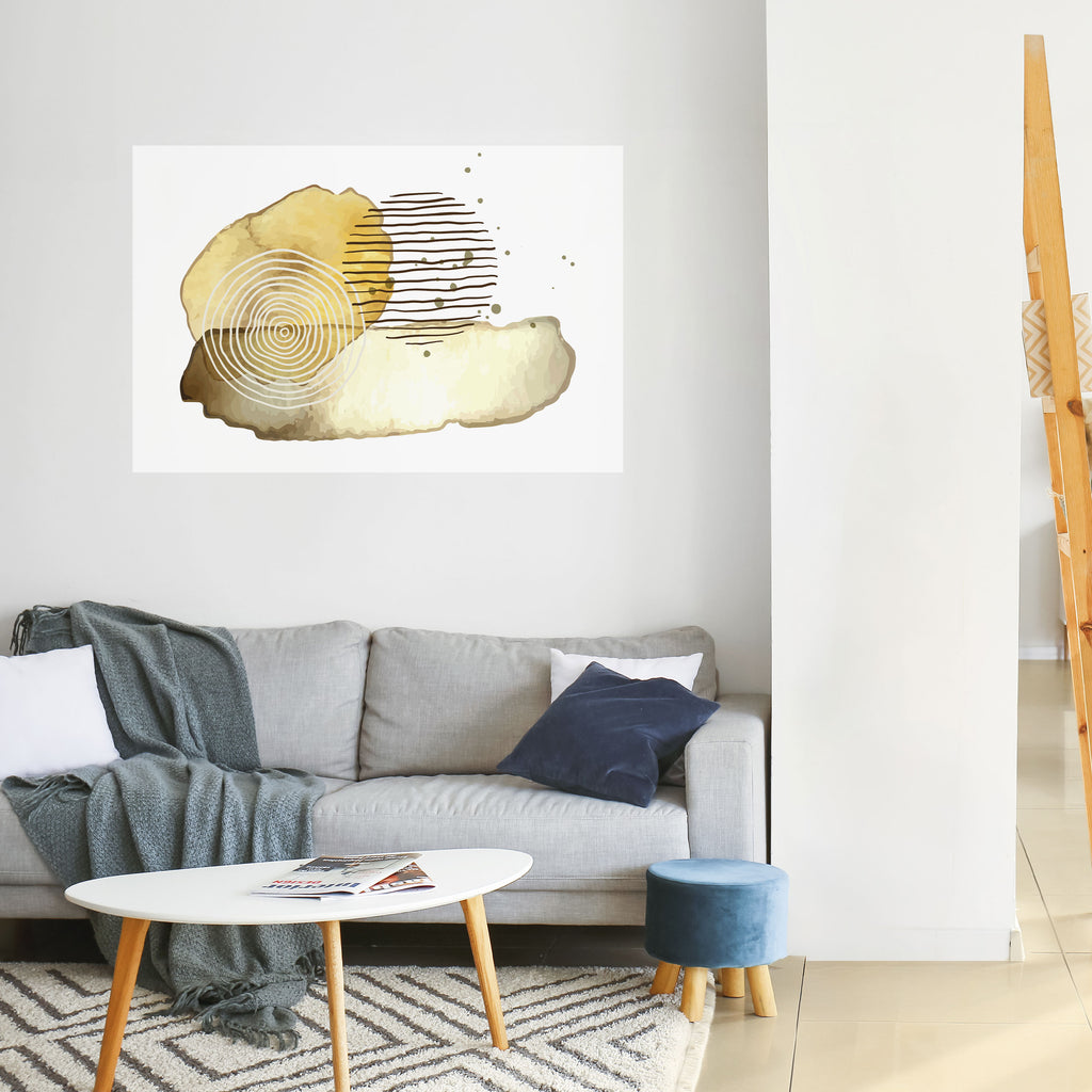 TONOS TRASCENDENTES Póster horizontal autoadhesivo