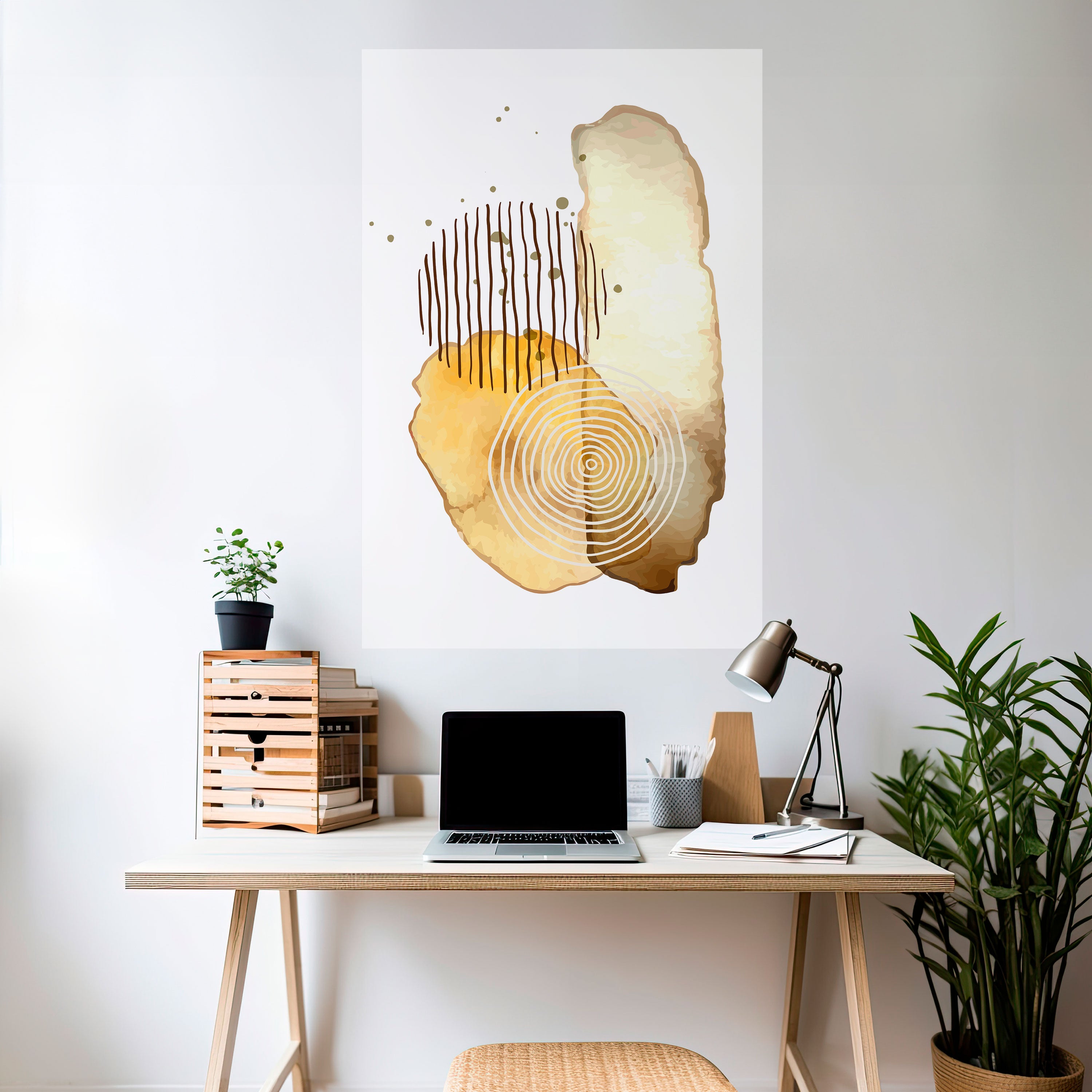 TRANSCENDENT TONES Peel and Stick Vertical Poster