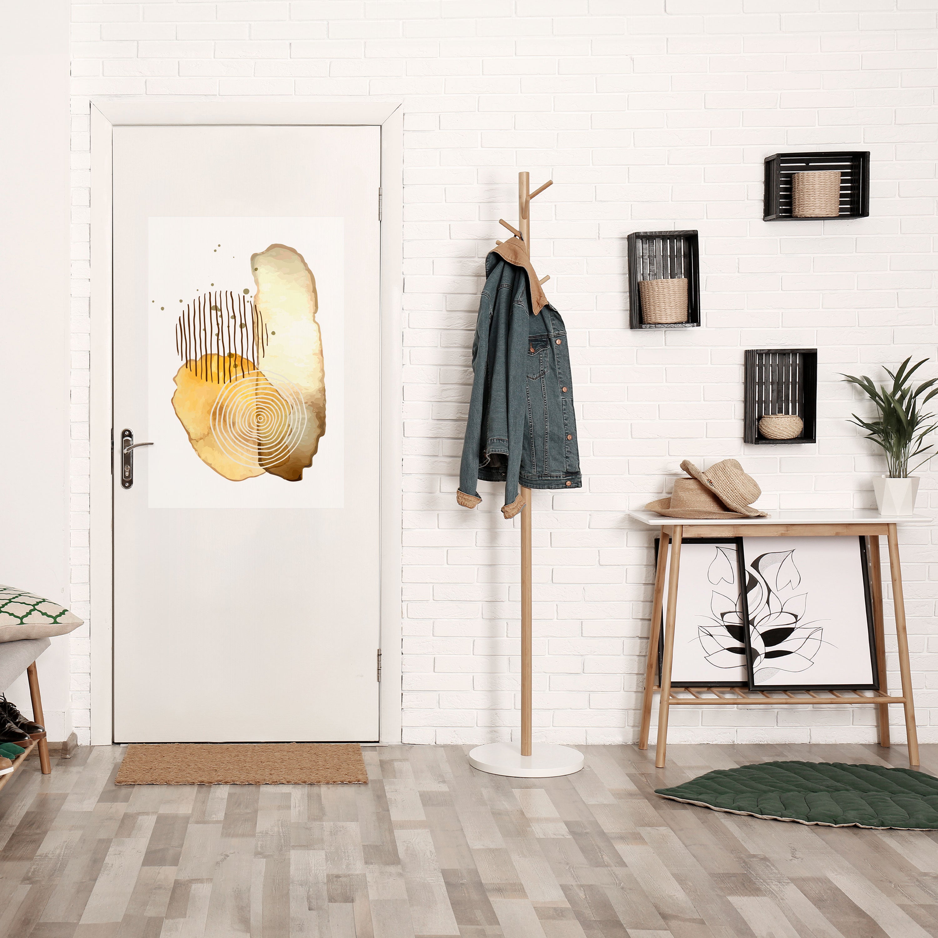 TRANSCENDENT TONES Peel and Stick Vertical Poster