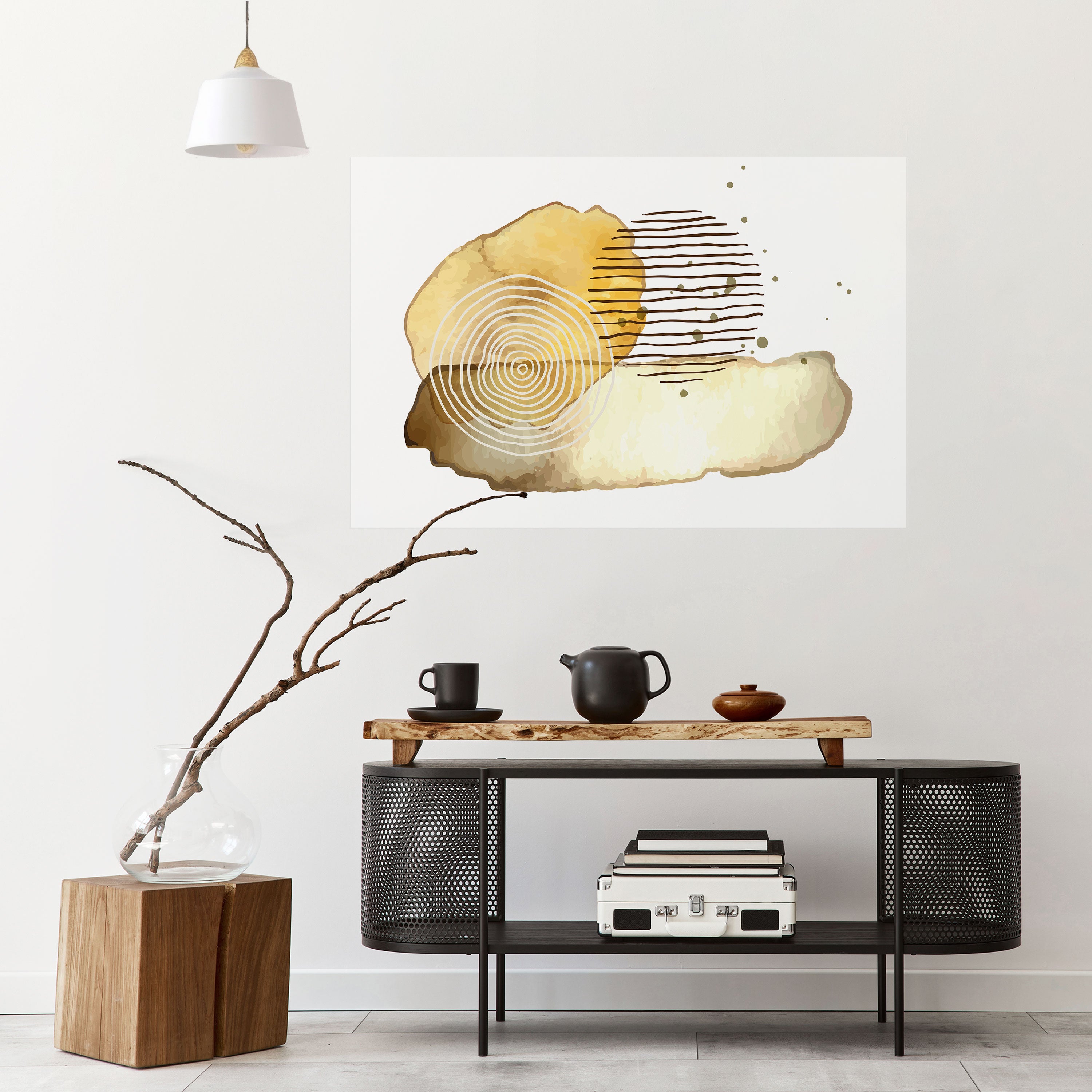 TONOS TRASCENDENTES Póster horizontal autoadhesivo