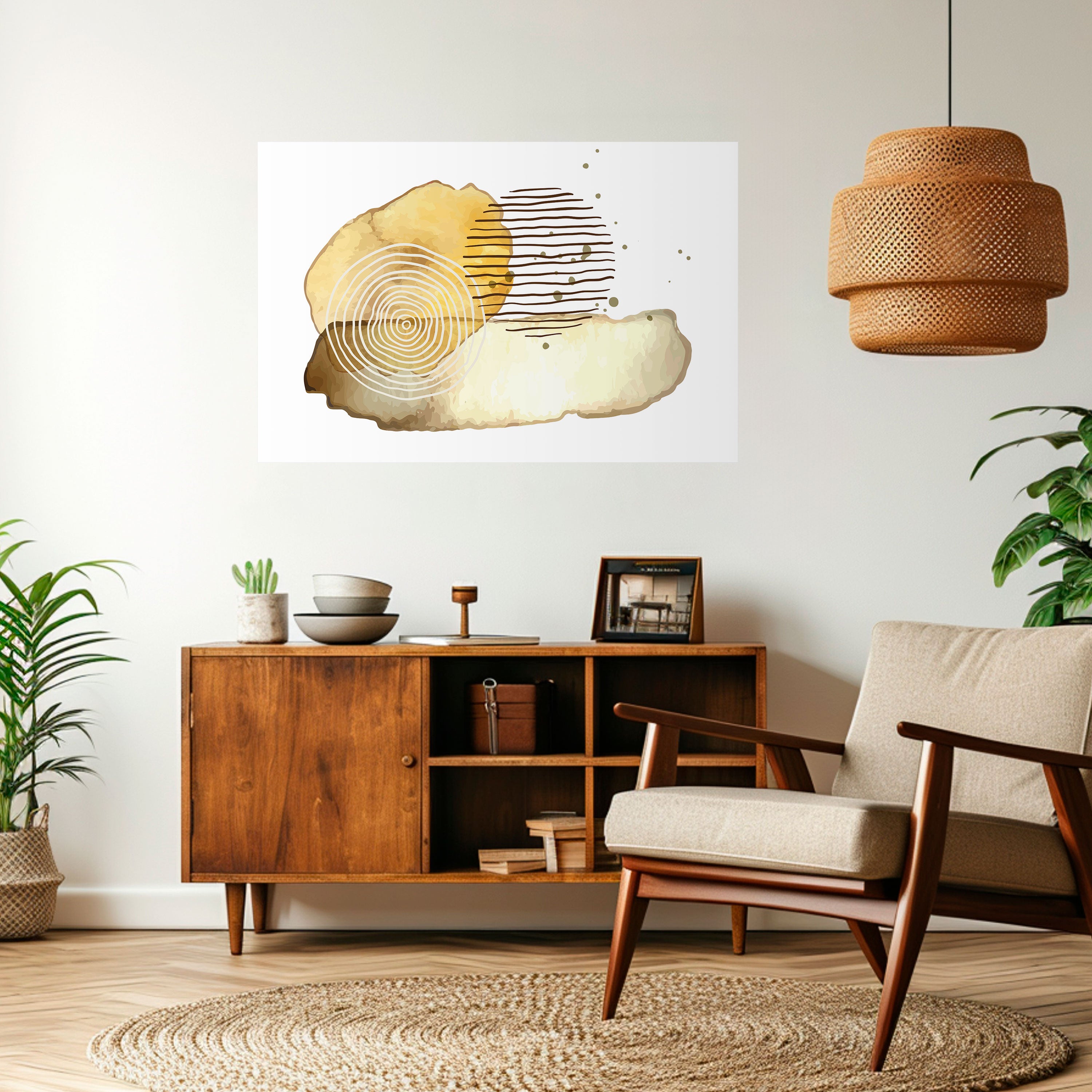 TONOS TRASCENDENTES Póster horizontal autoadhesivo