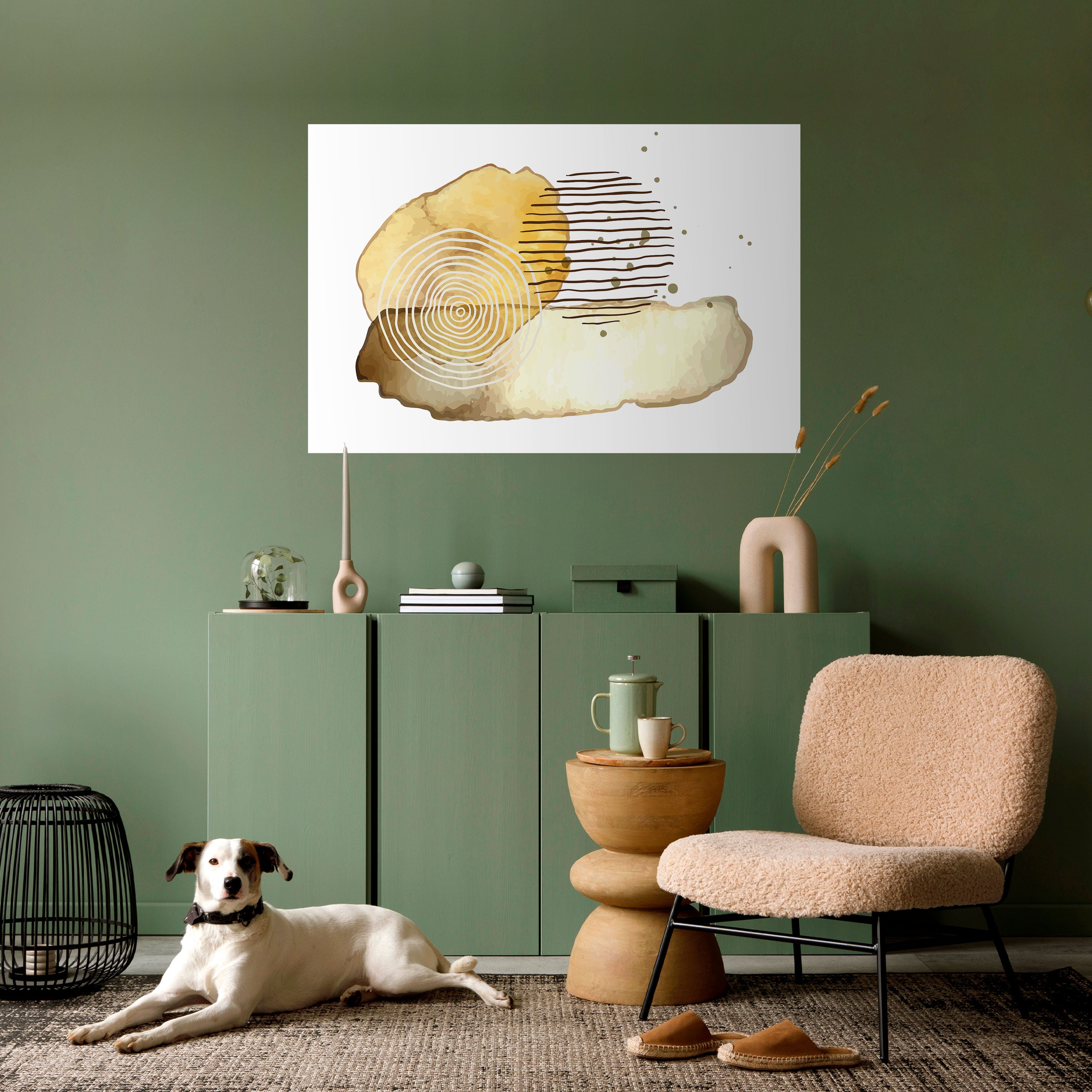 TONOS TRASCENDENTES Póster horizontal autoadhesivo