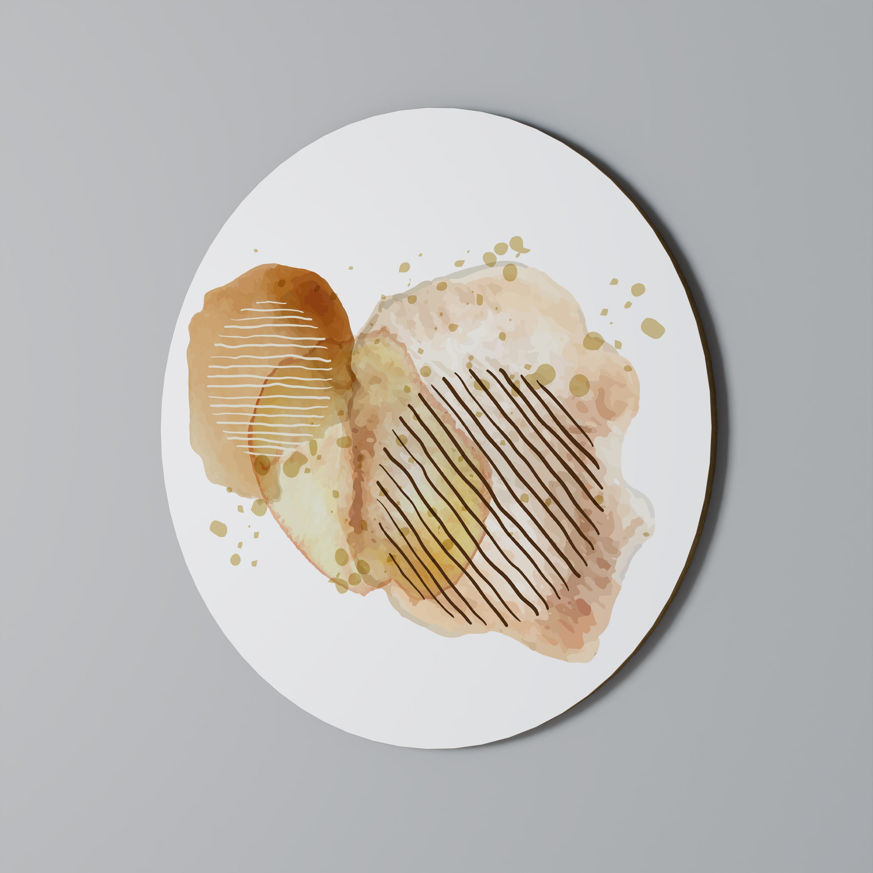 TRANSCENDENTAL HARMONY Round Wall Art