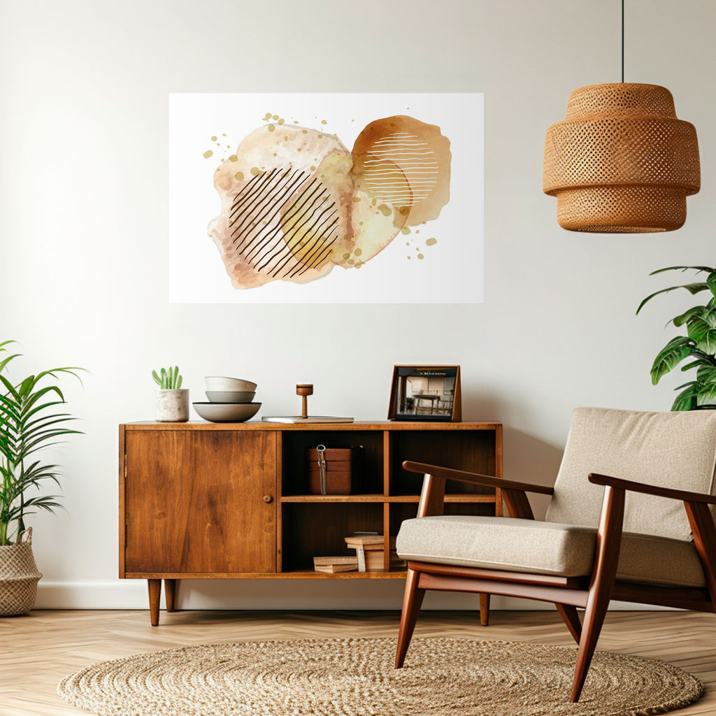 Póster horizontal autoadhesivo de ARMONÍA TRASCENDENTAL