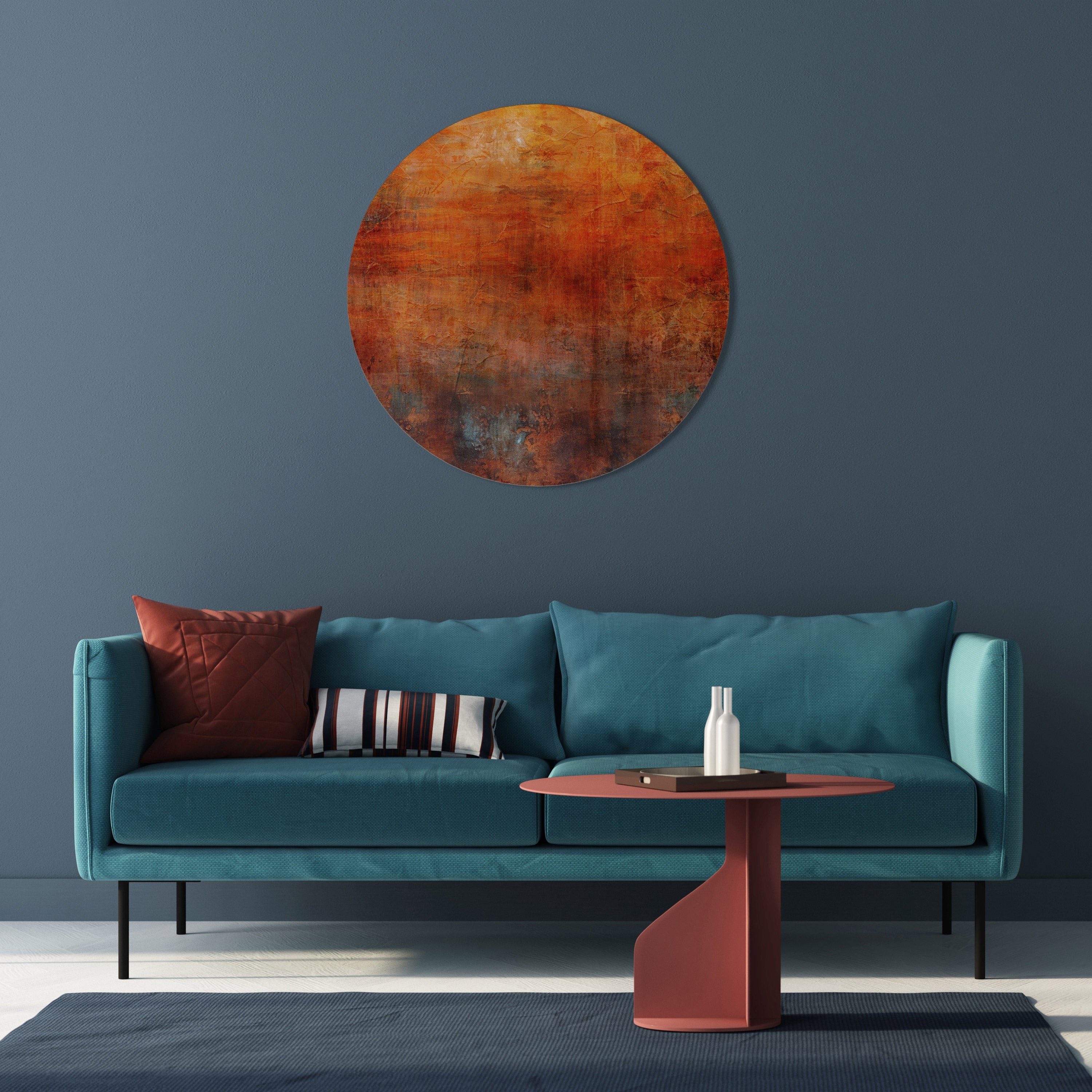 ECHOES OF EUPHORIA Round Wall Art