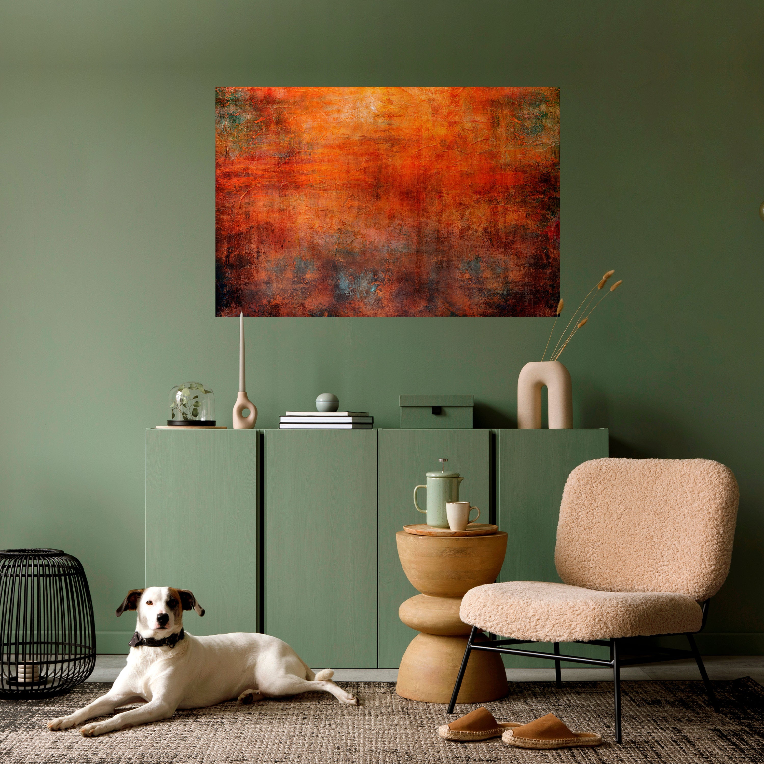 ECOS DE EUFORIA Póster horizontal autoadhesivo