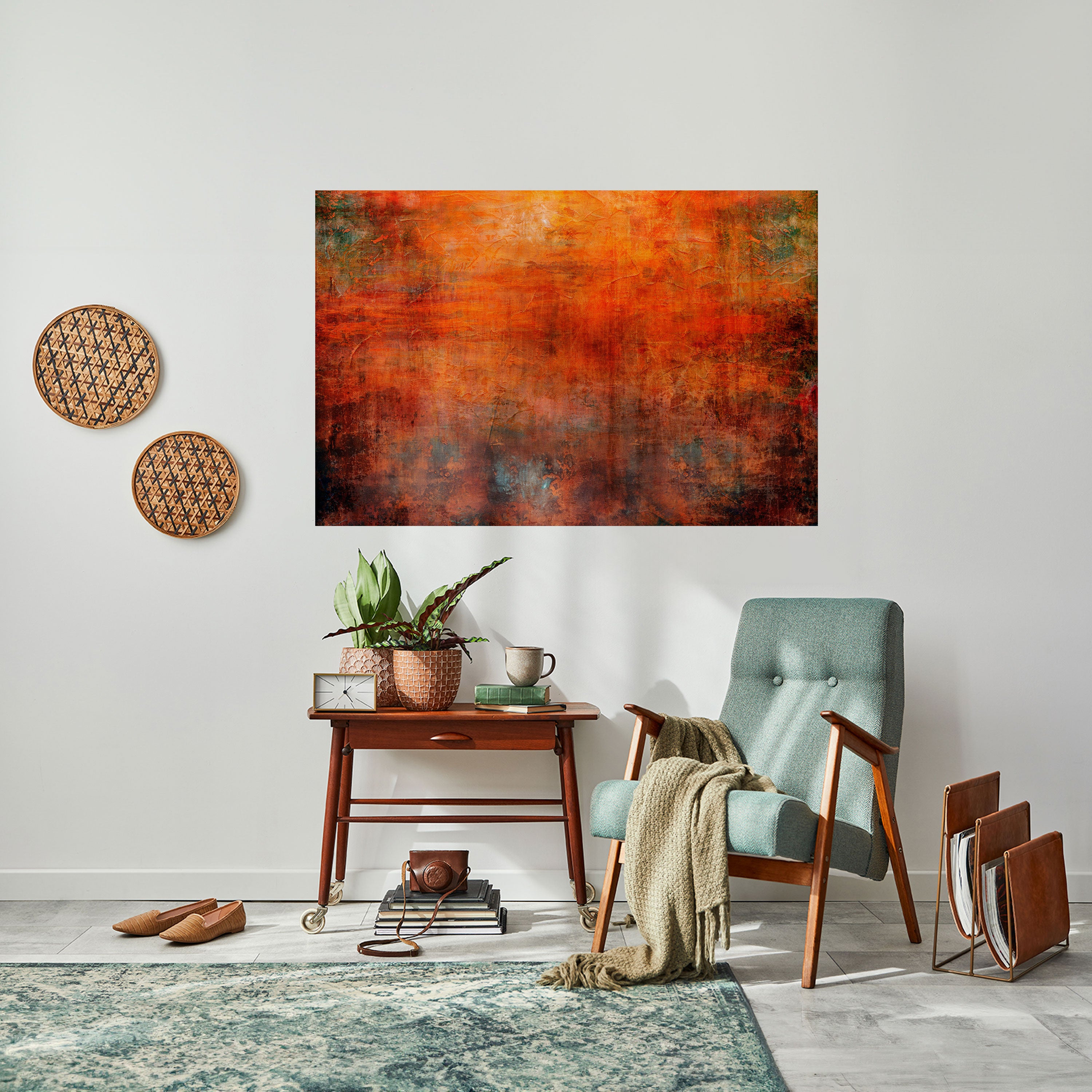 ECOS DE EUFORIA Póster horizontal autoadhesivo