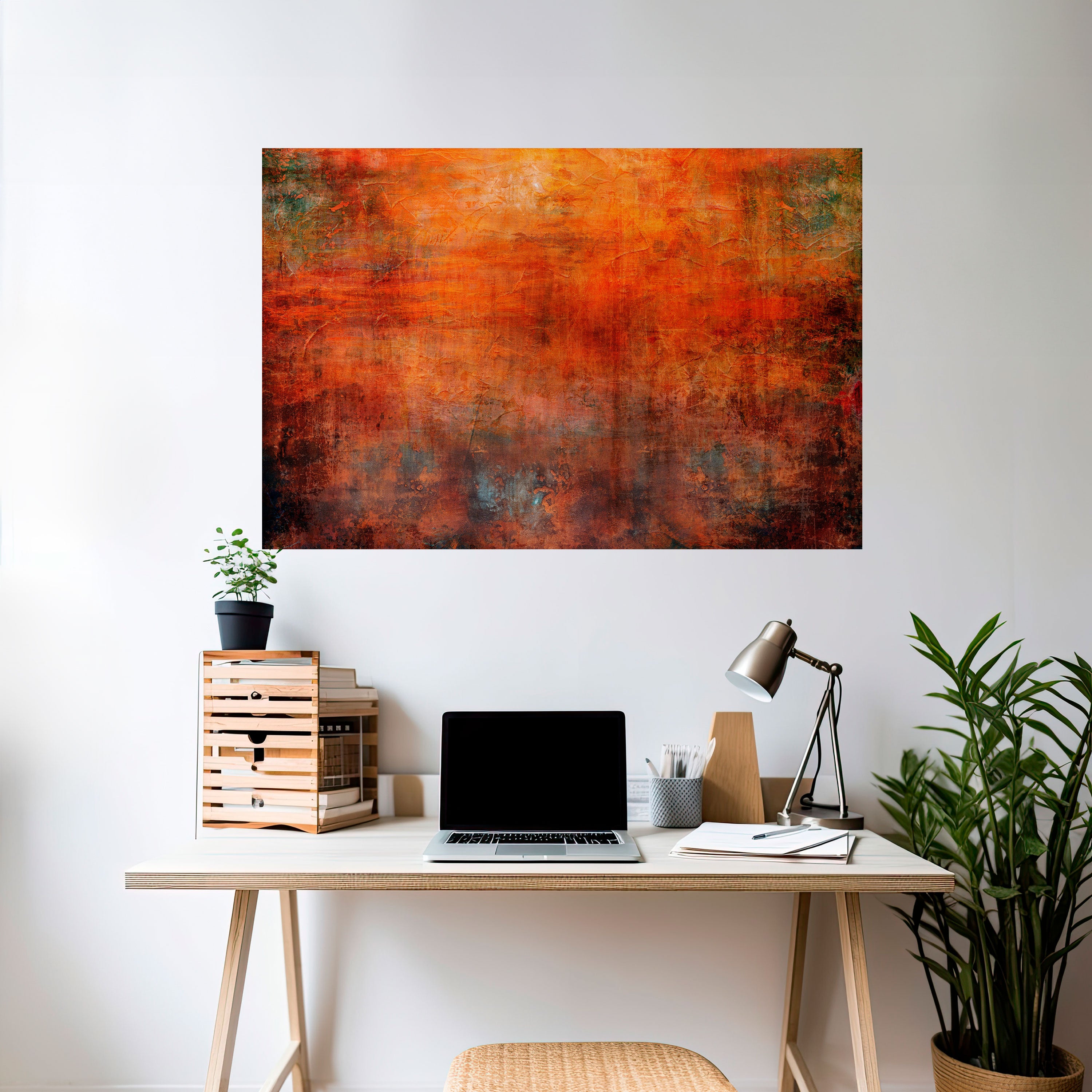 ECOS DE EUFORIA Póster horizontal autoadhesivo