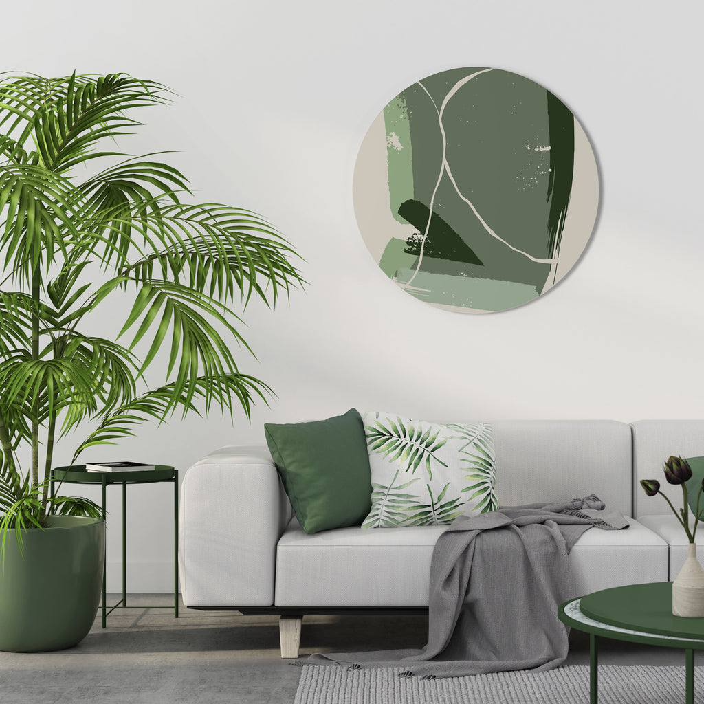 VERDANT HEAVEN Round Wall Art