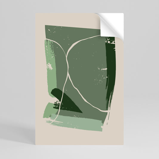 VERDANT HEAVEN Póster adhesivo vertical