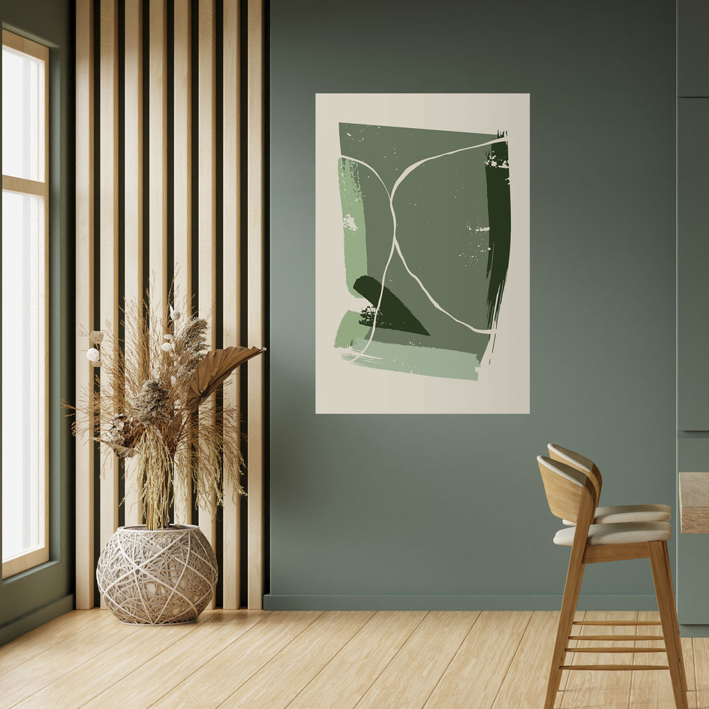 VERDANT HEAVEN Peel and Stick Vertical Poster