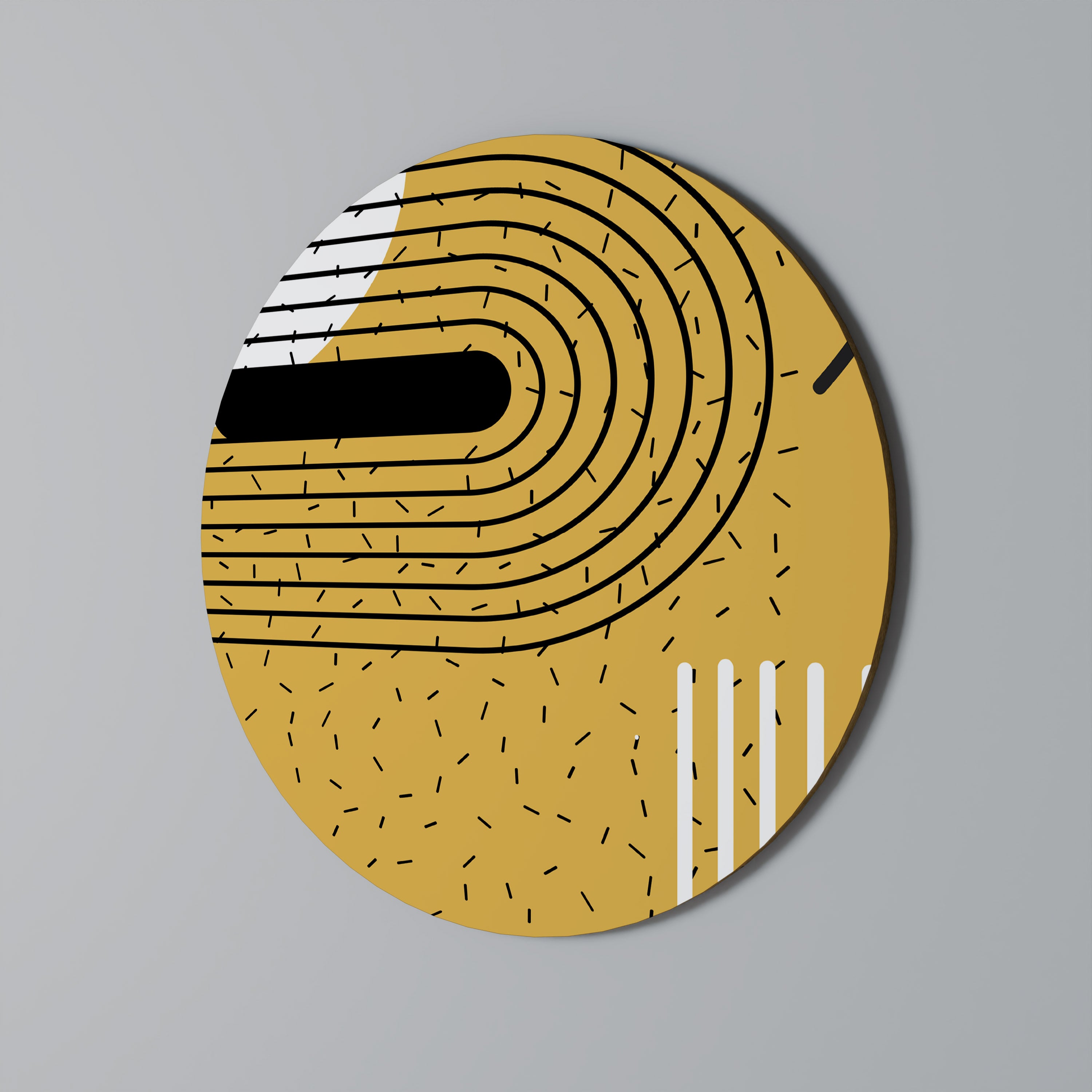 SHAPESHIFT SYMPHONY Round Wall Art