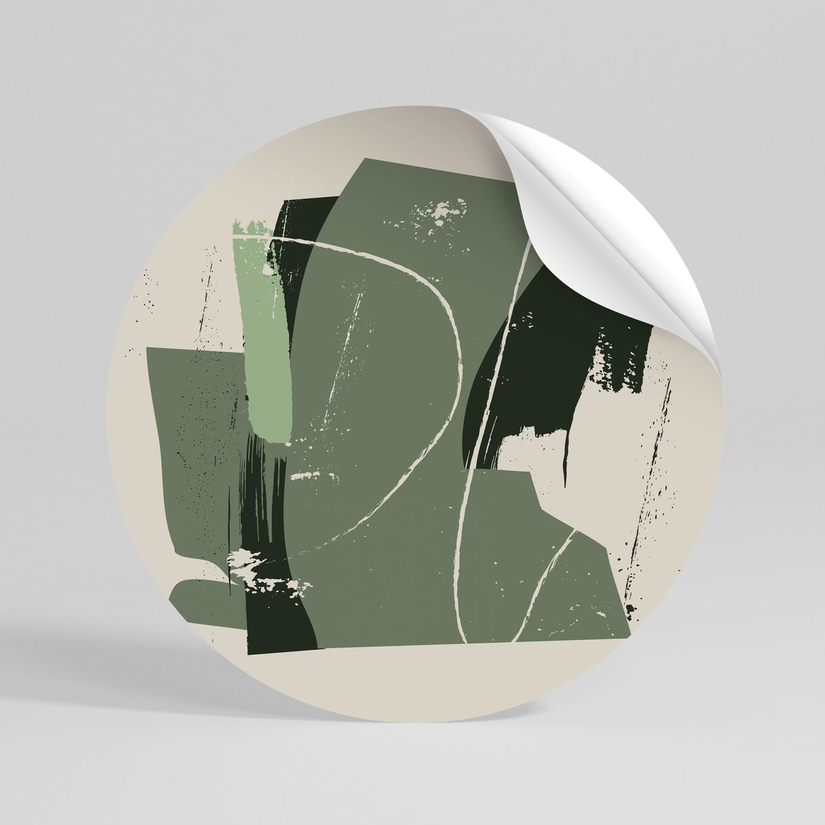 EVERGREEN ESCAPE Vinilo adhesivo redondo