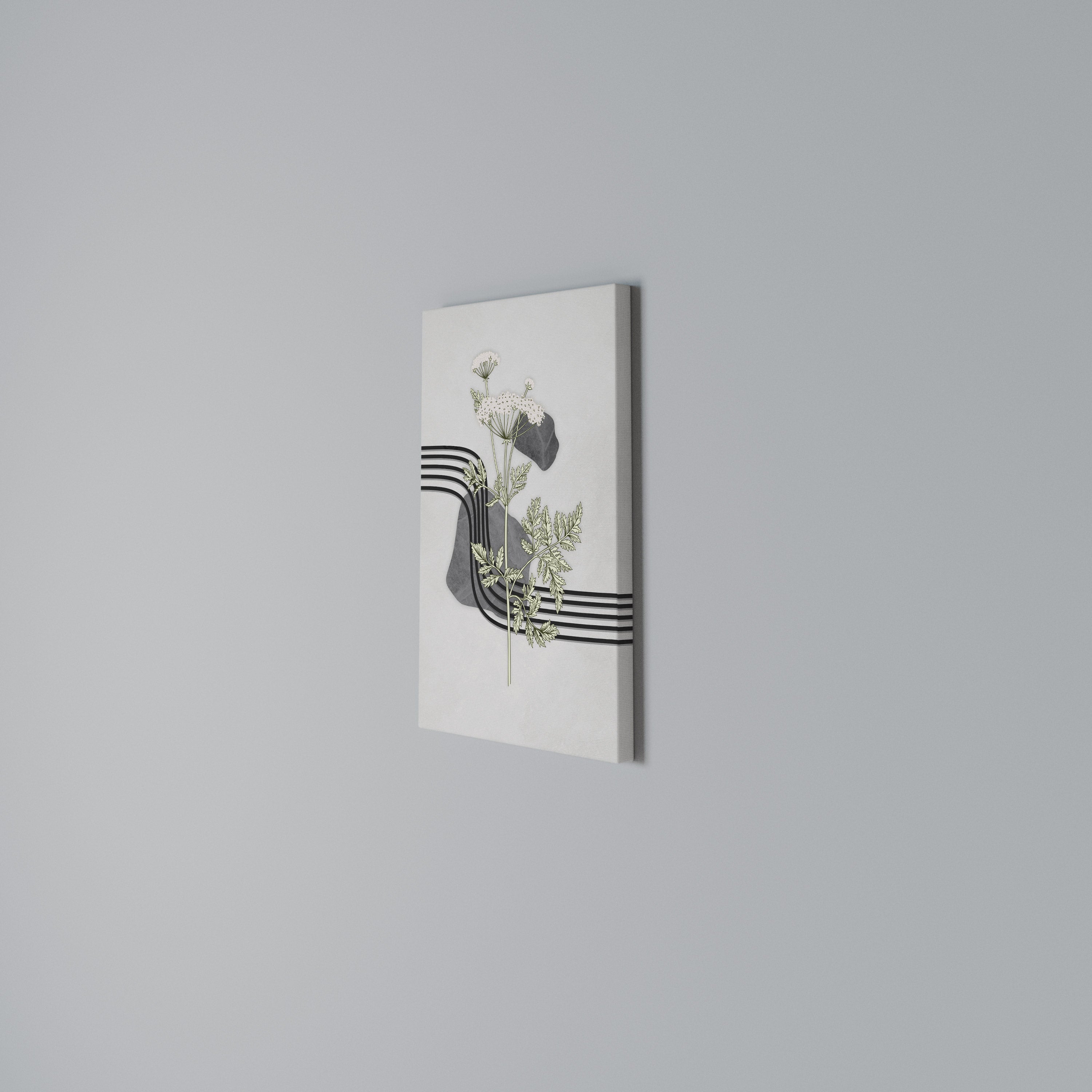 HERACLEUM ARRAY Cuadro en lienzo vertical