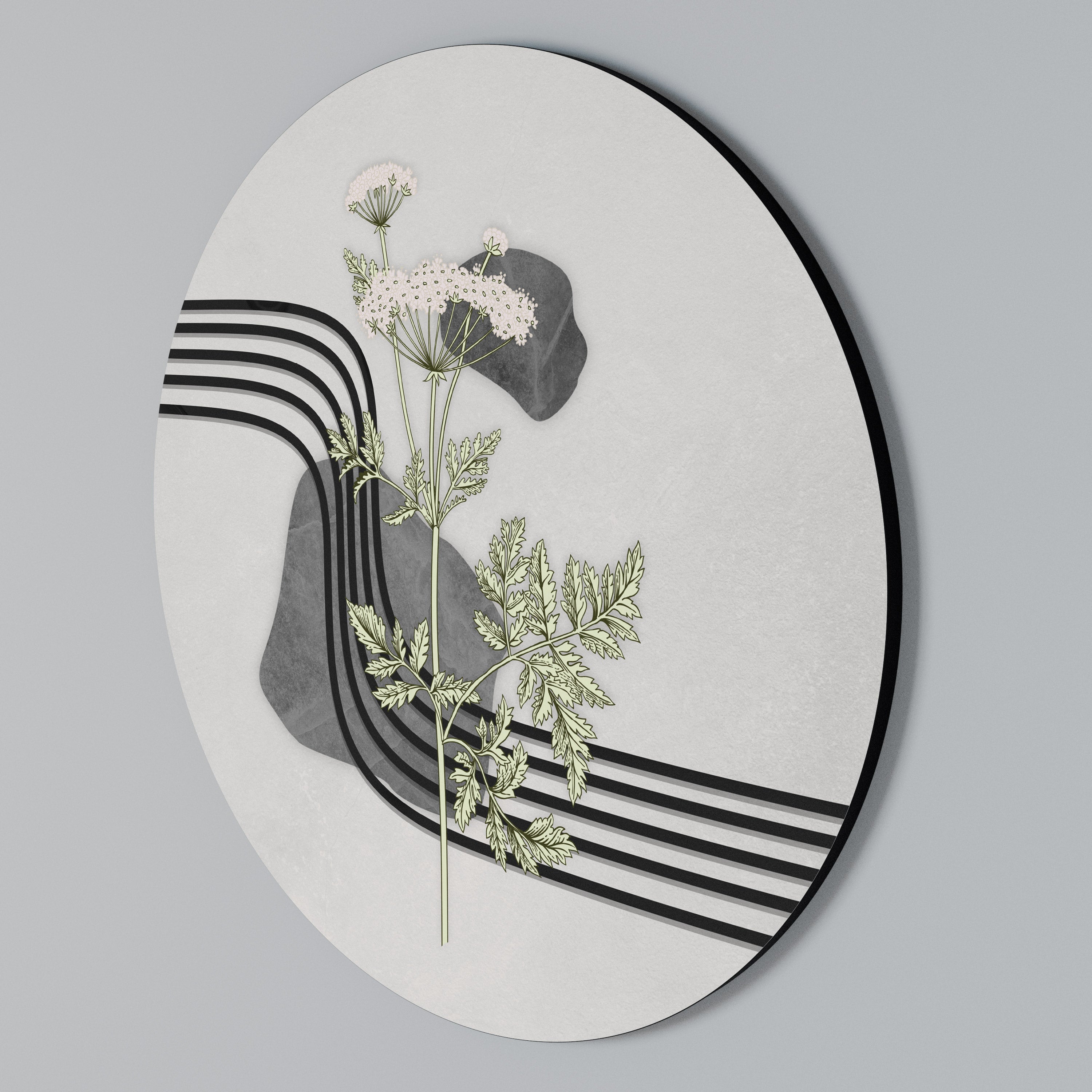 HERACLEUM ARRAY Round Wall Art