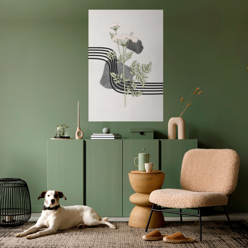 HERACLEUM ARRAY Peel and Stick Vertical Poster