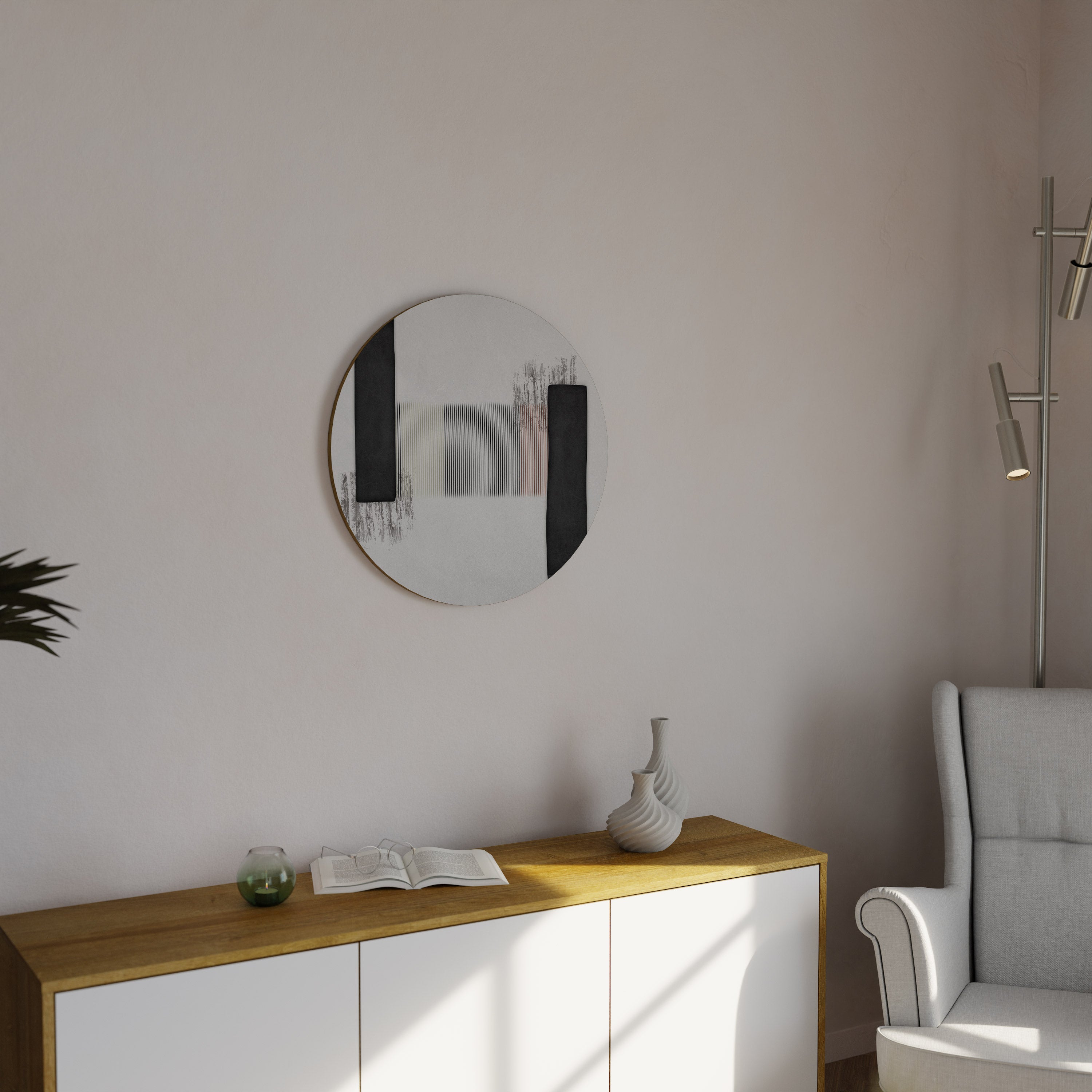 OBDYDIAN PRELUDE Round Wall Art