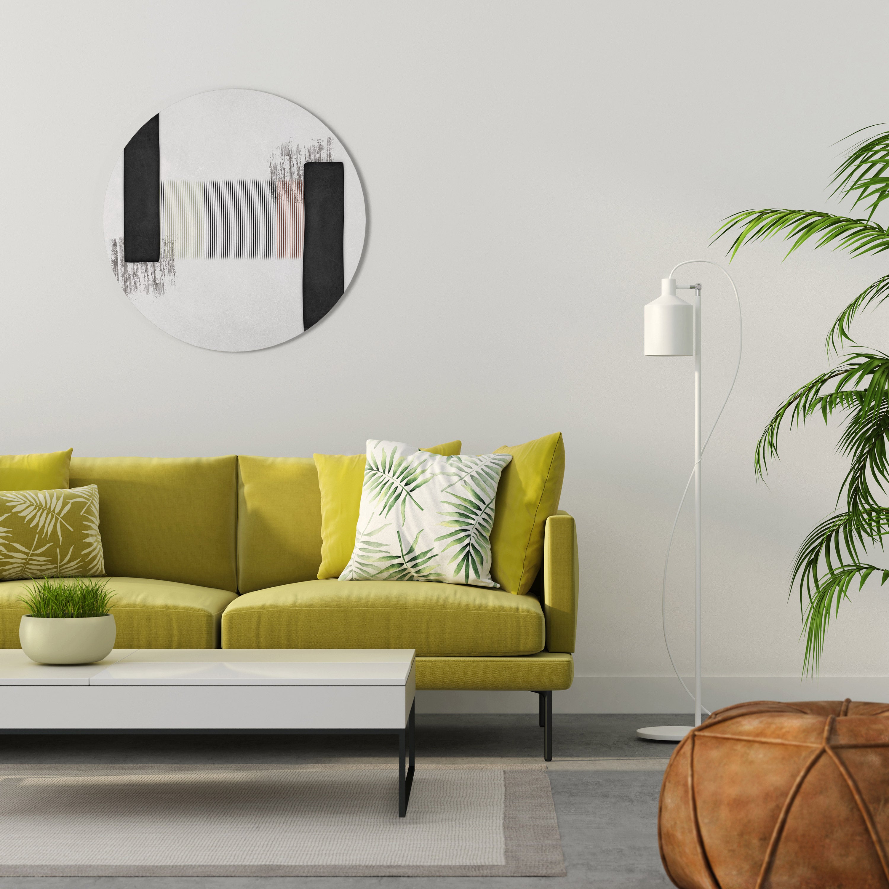 OBDYDIAN PRELUDE Round Wall Art