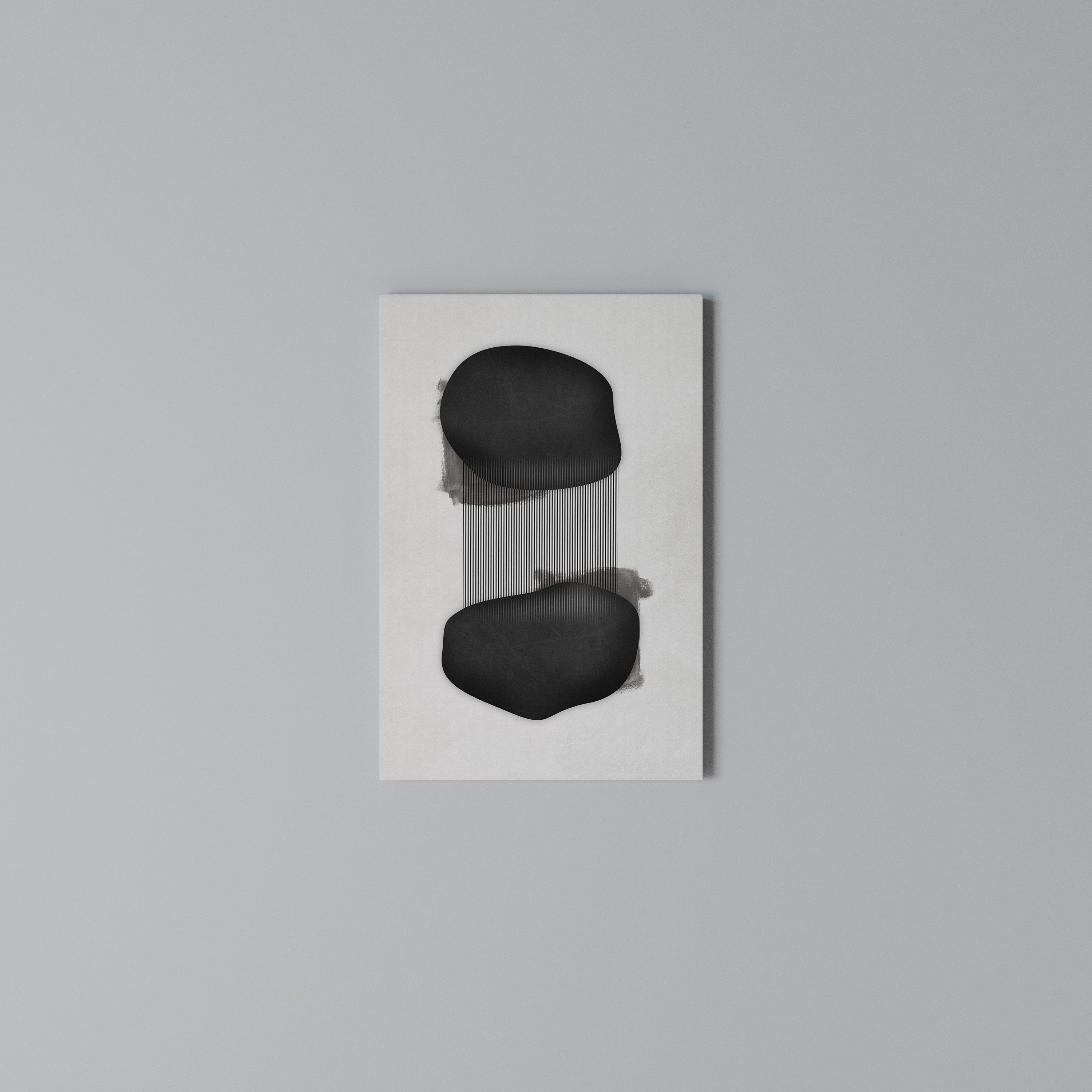BLACK OVERTURE Cuadro en lienzo vertical