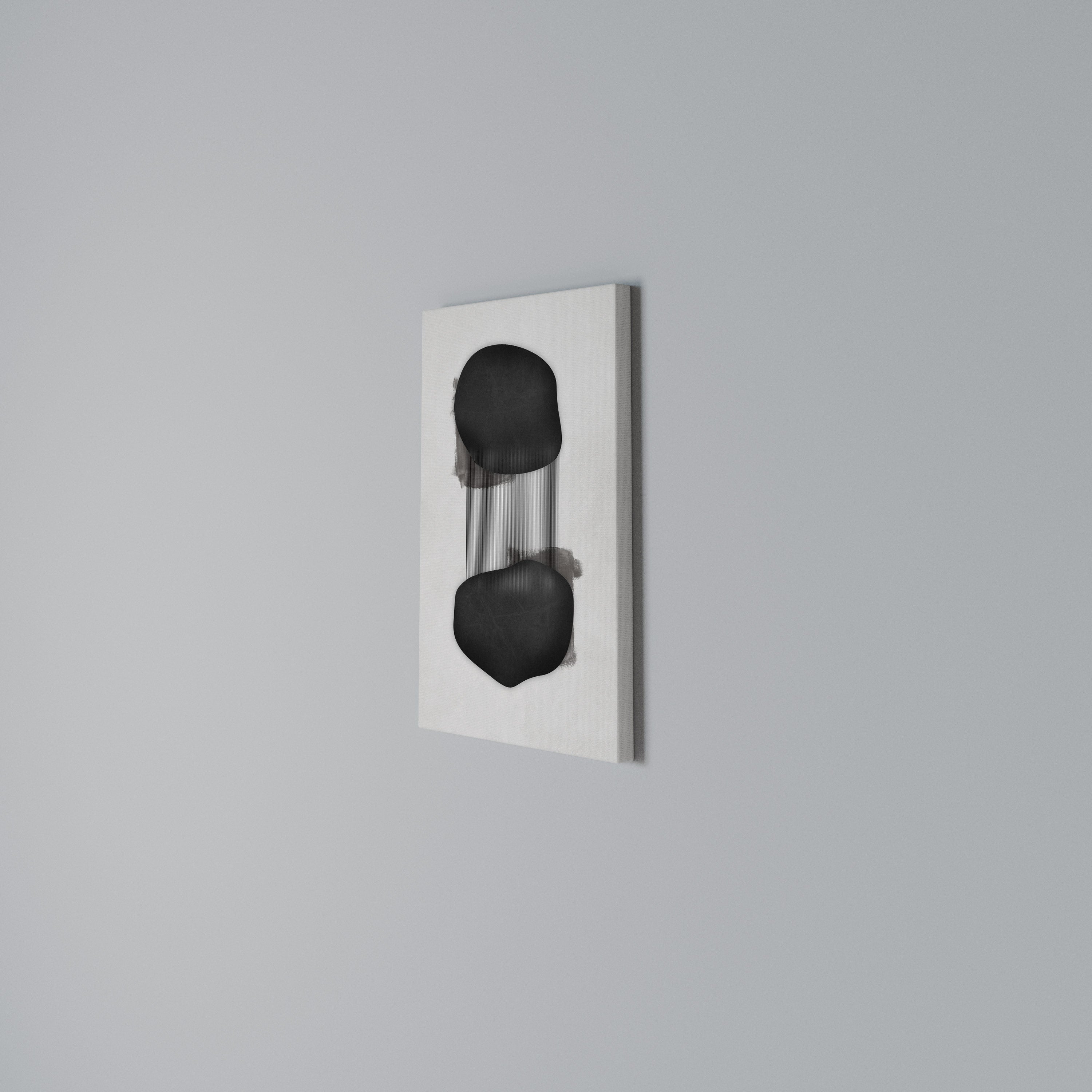 BLACK OVERTURE Cuadro en lienzo vertical