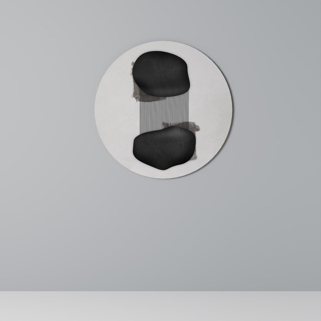 Arte de pared redondo BLACK OVERTURE
