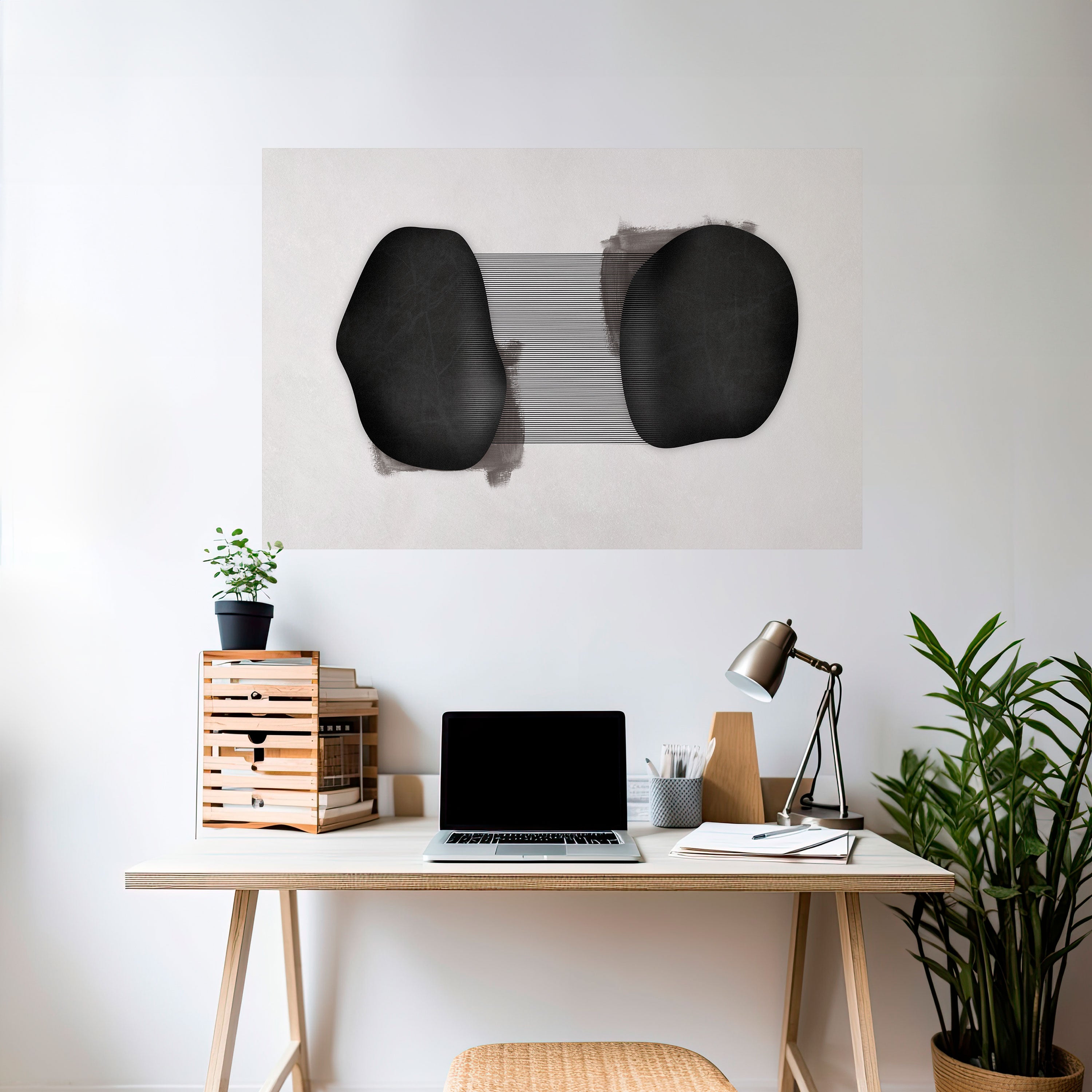 Póster horizontal autoadhesivo de BLACK OVERTURE