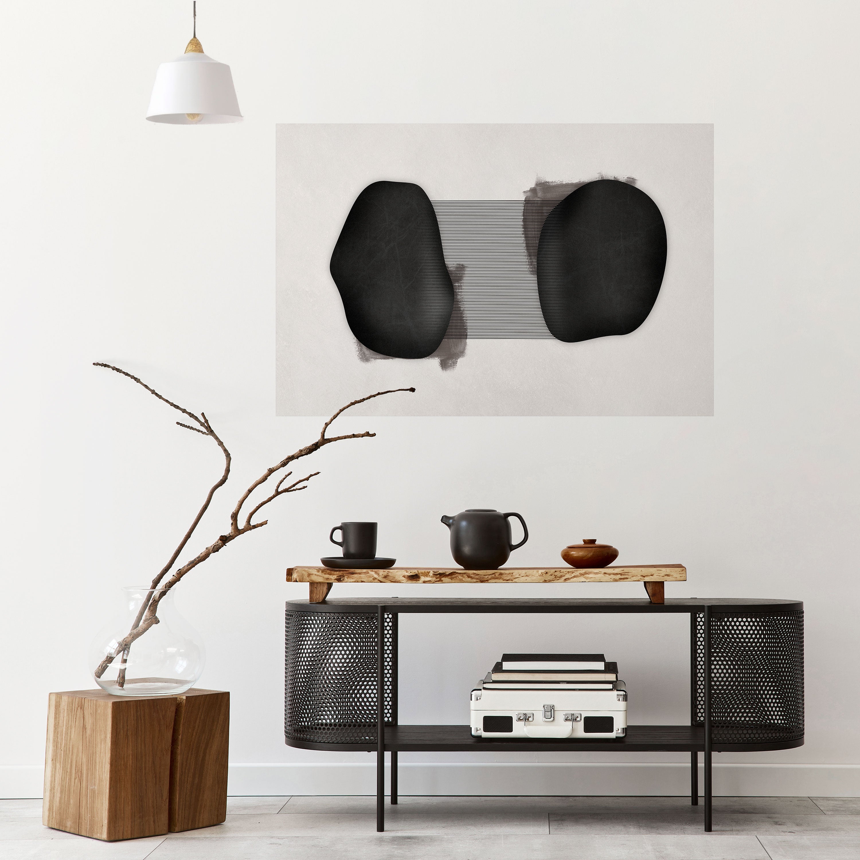 Póster horizontal autoadhesivo de BLACK OVERTURE