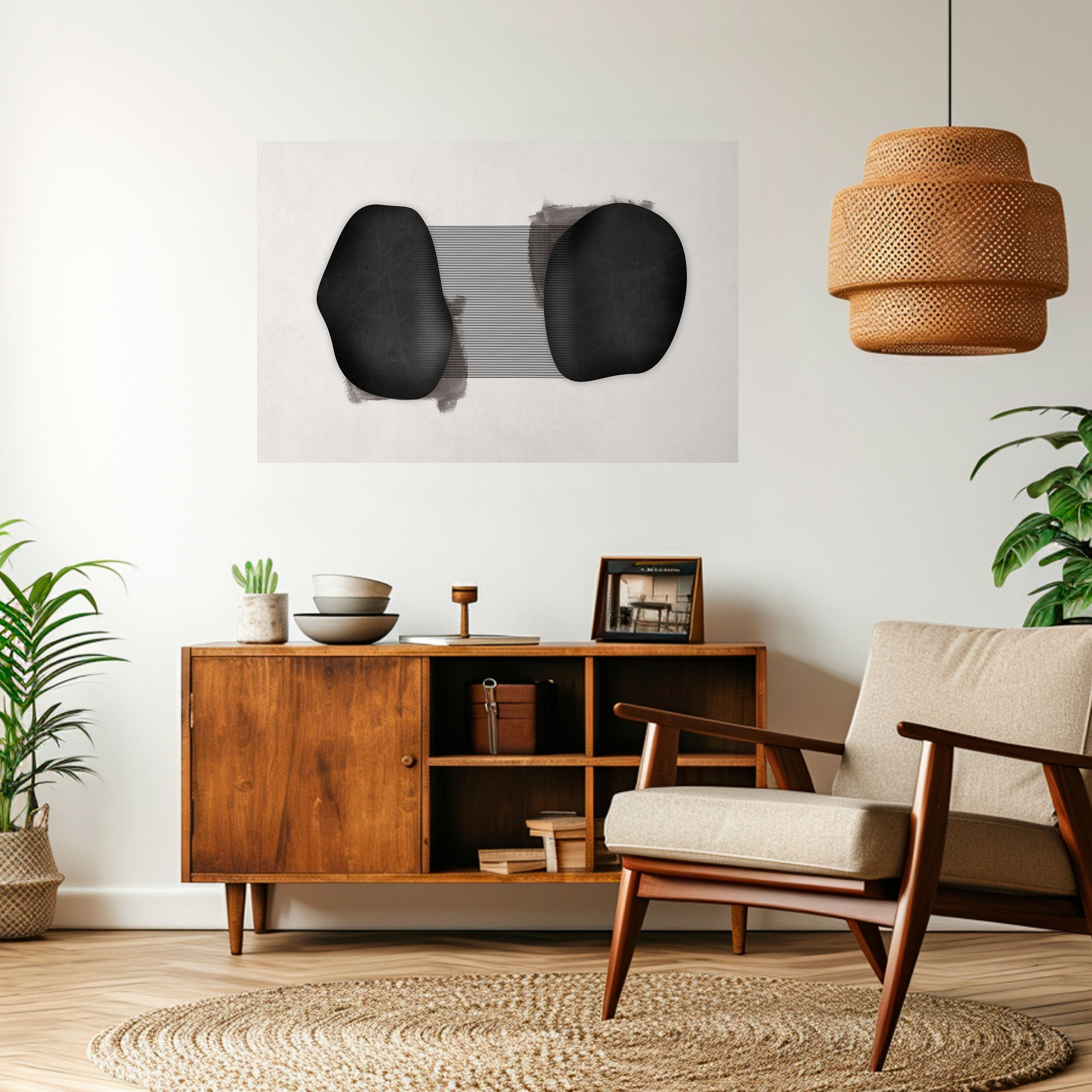 Póster horizontal autoadhesivo de BLACK OVERTURE