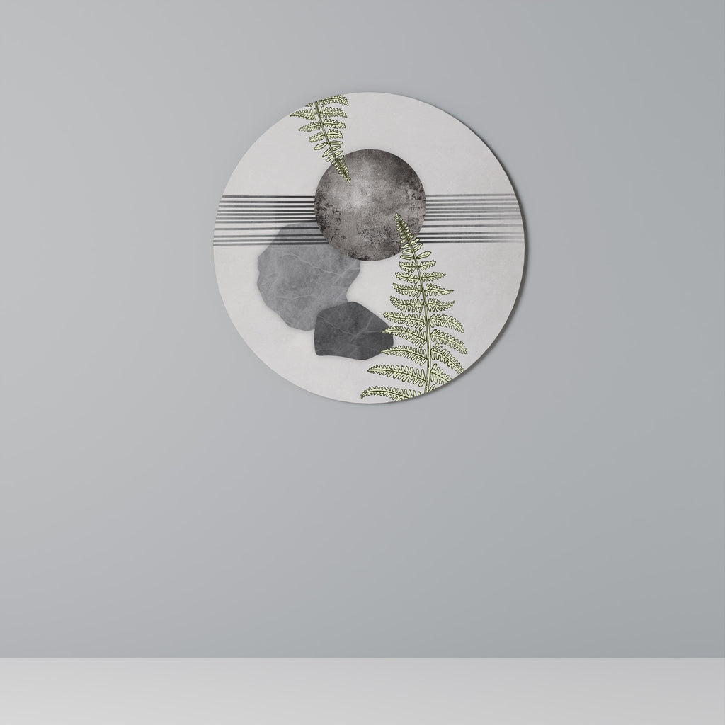FERN MELANCHOLY Round Wall Art