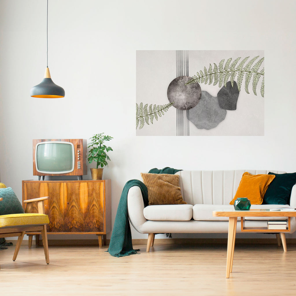 Póster horizontal autoadhesivo MELANCÓLICA DE HELECHO