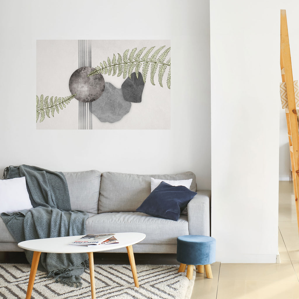 Póster horizontal autoadhesivo MELANCÓLICA DE HELECHO