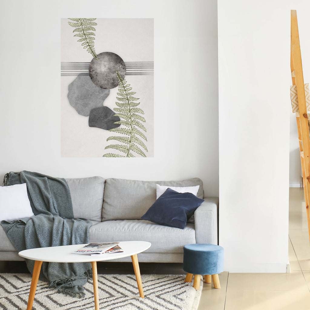 FERN MELANCHOLY Peel and Stick Vertical Poster