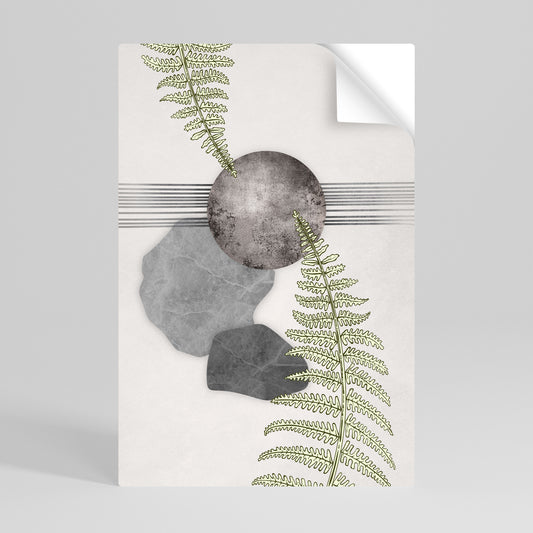 FERN MELANCHOLY Póster adhesivo vertical