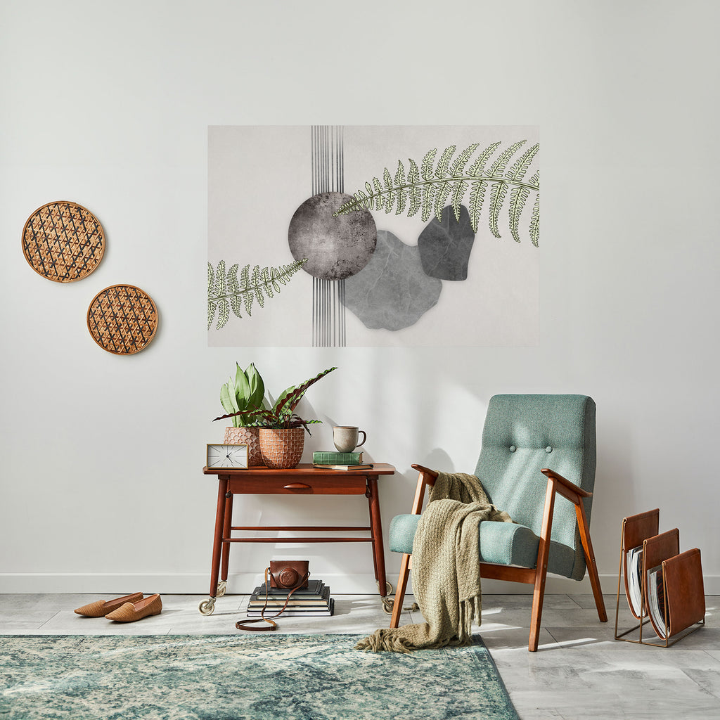 Póster horizontal autoadhesivo MELANCÓLICA DE HELECHO