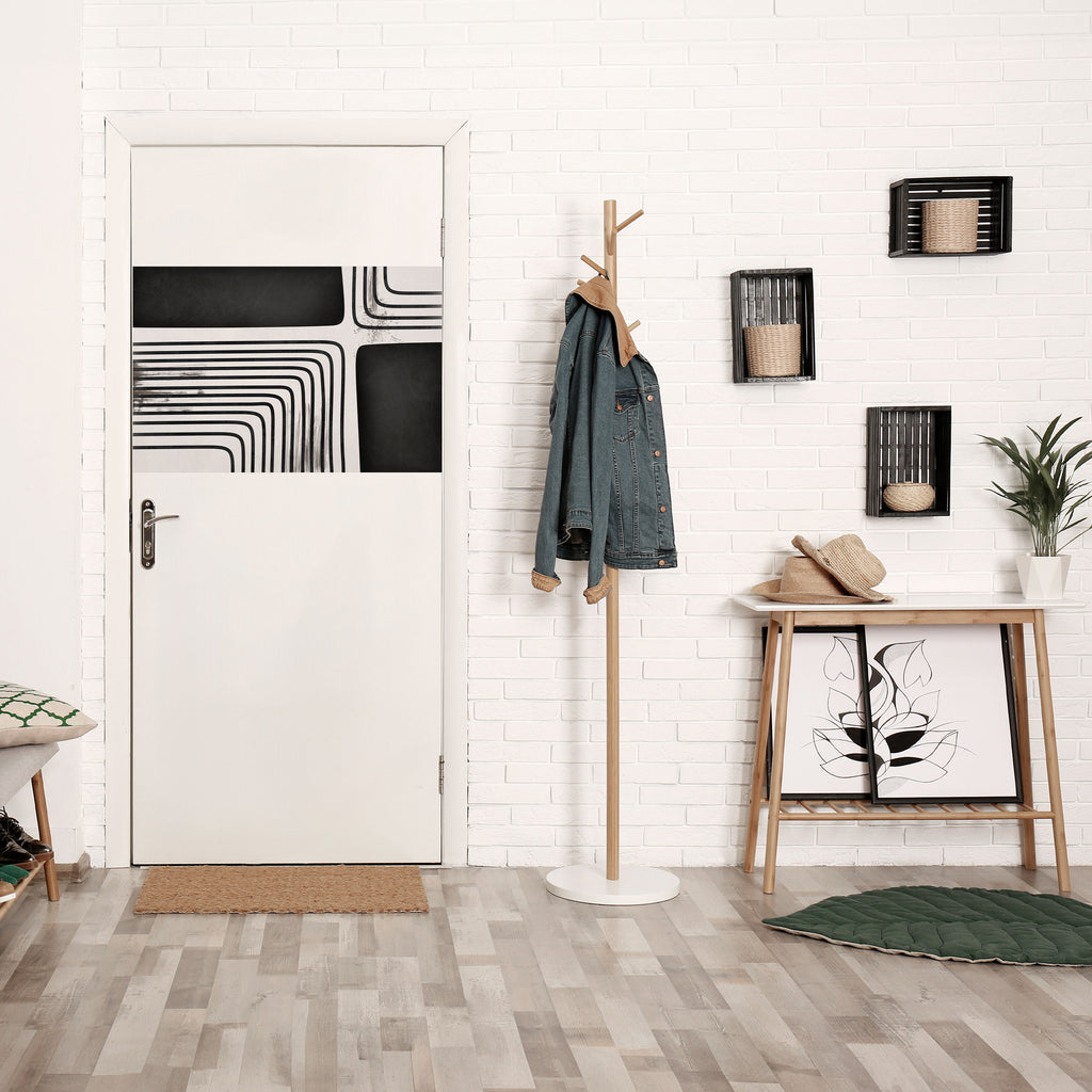 Póster horizontal autoadhesivo "El lado oscuro de la línea"