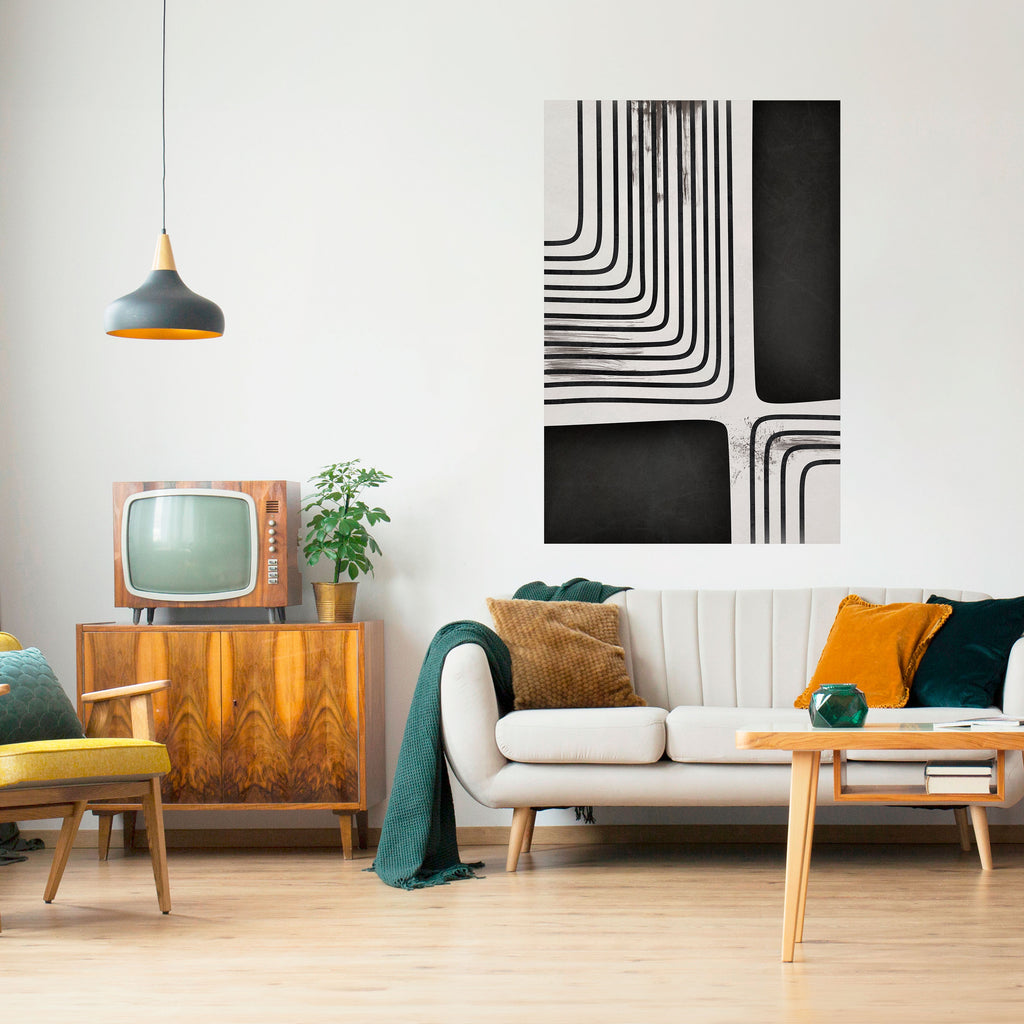 DARKSIDE OF THE LINE Peel and Stick Vertical Poster