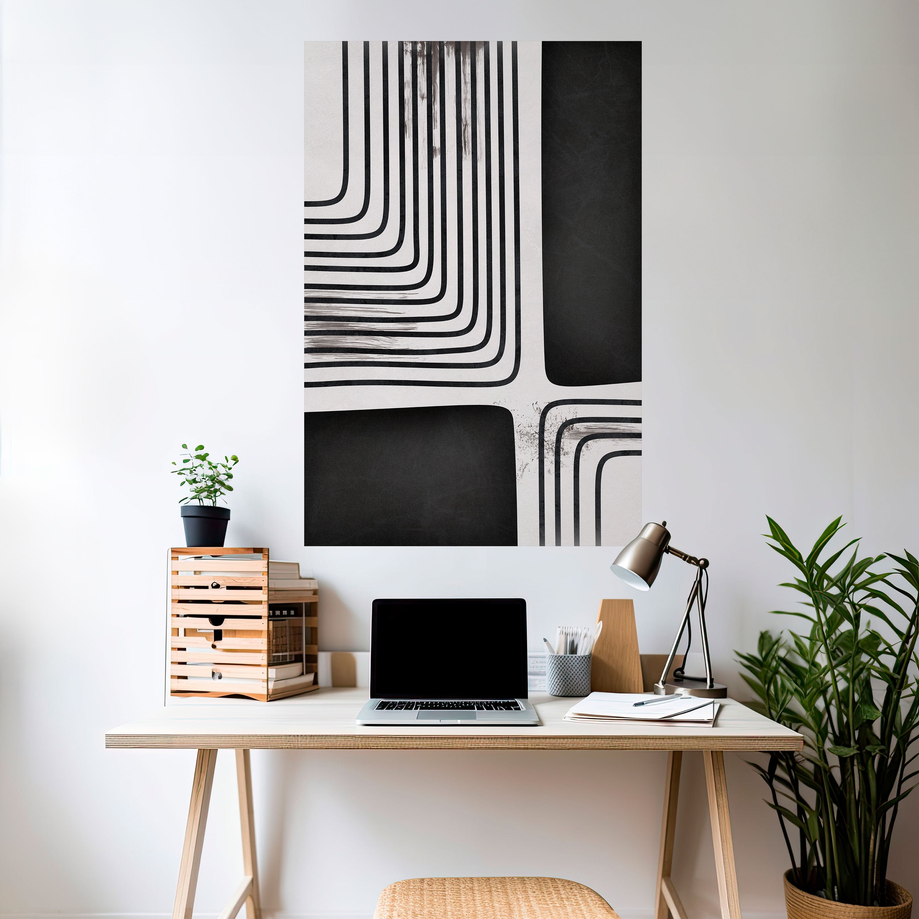 DARKSIDE OF THE LINE Peel and Stick Vertical Poster