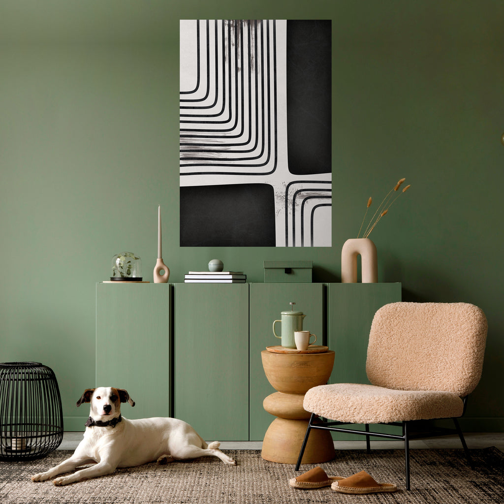 DARKSIDE OF THE LINE Peel and Stick Vertical Poster