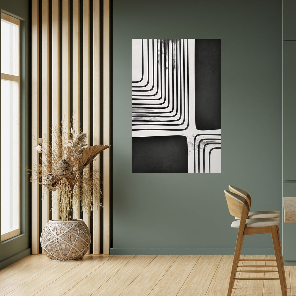 DARKSIDE OF THE LINE Peel and Stick Vertical Poster