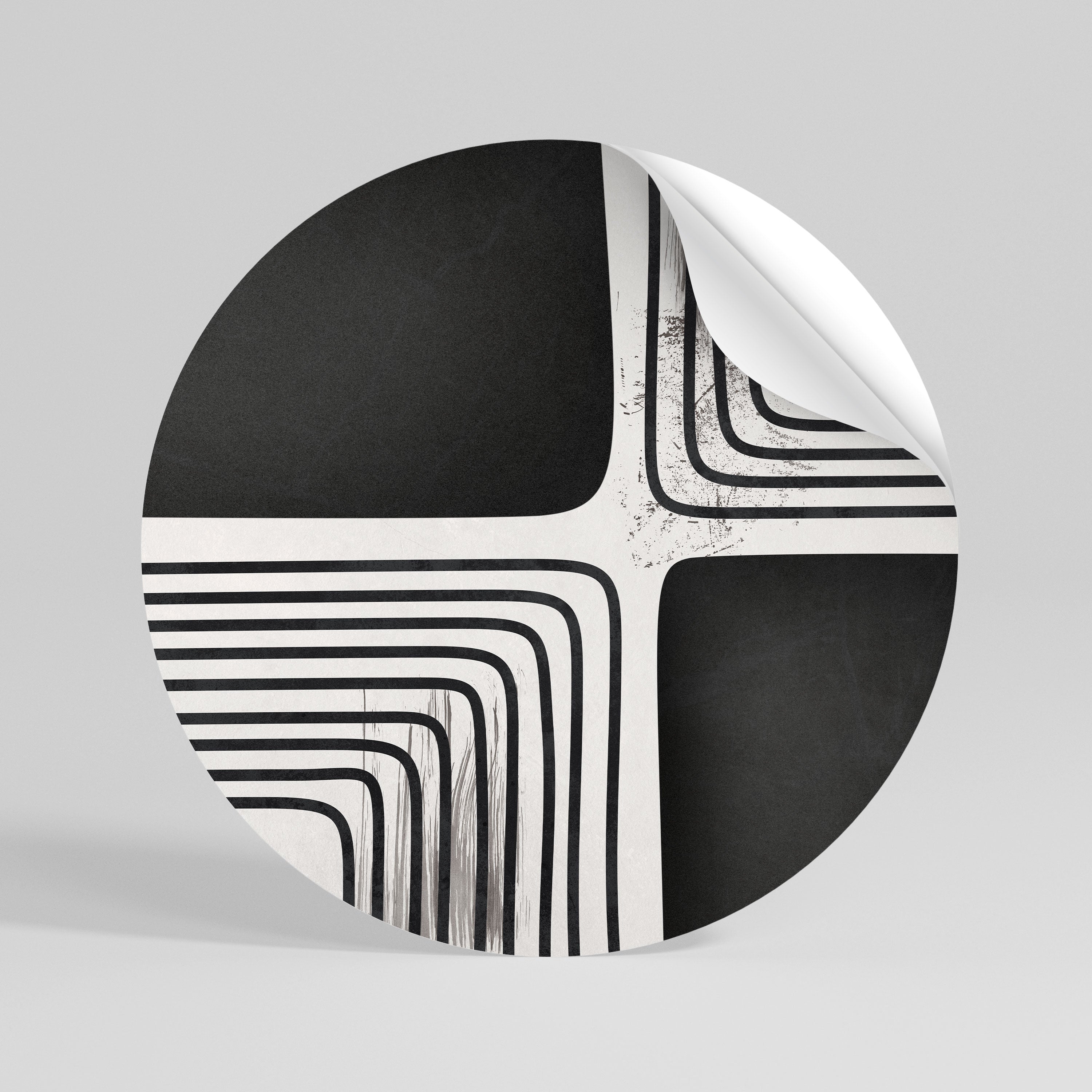 DARKSIDE OF THE LINE Vinilo adhesivo redondo