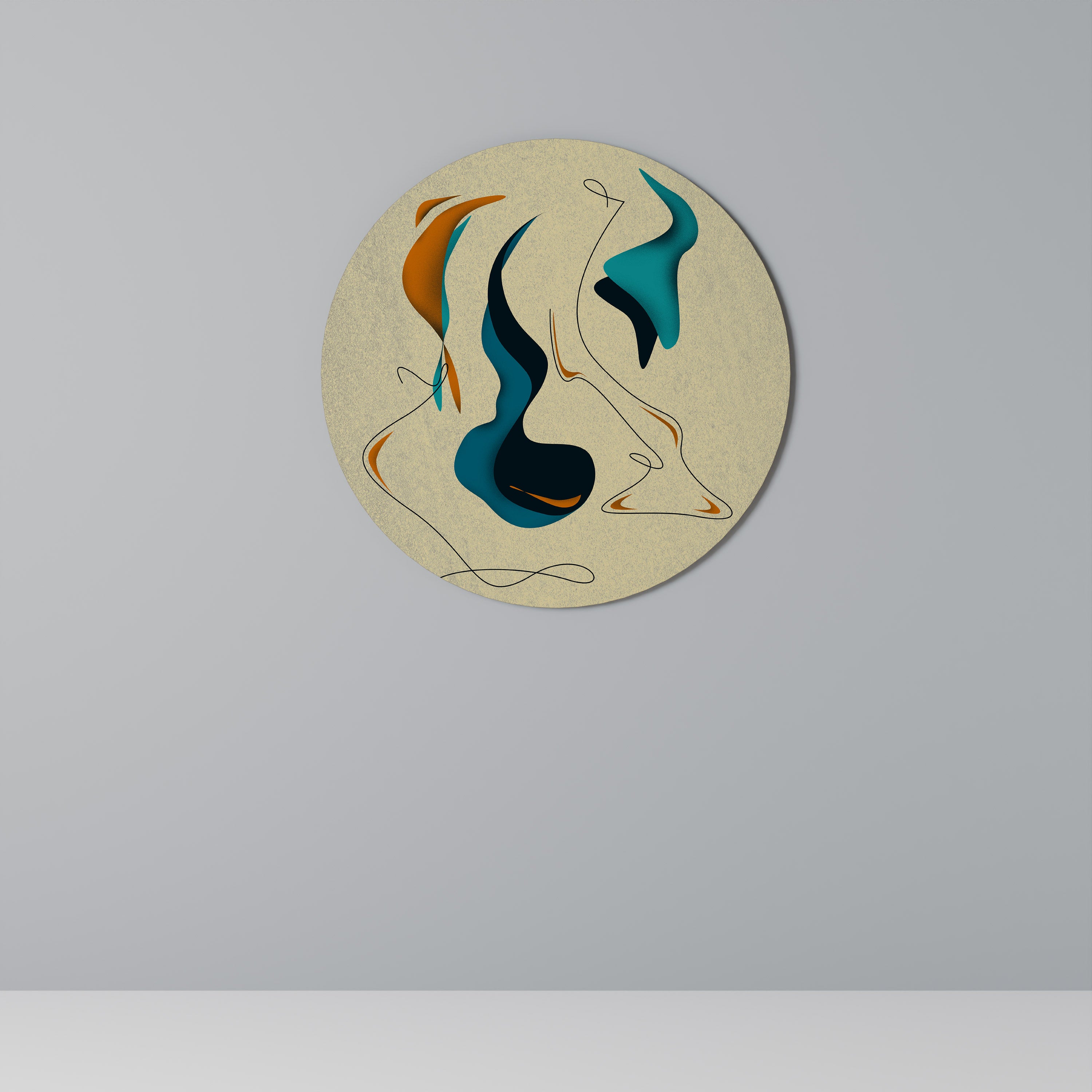 DREAMY DAZE Round Wall Art