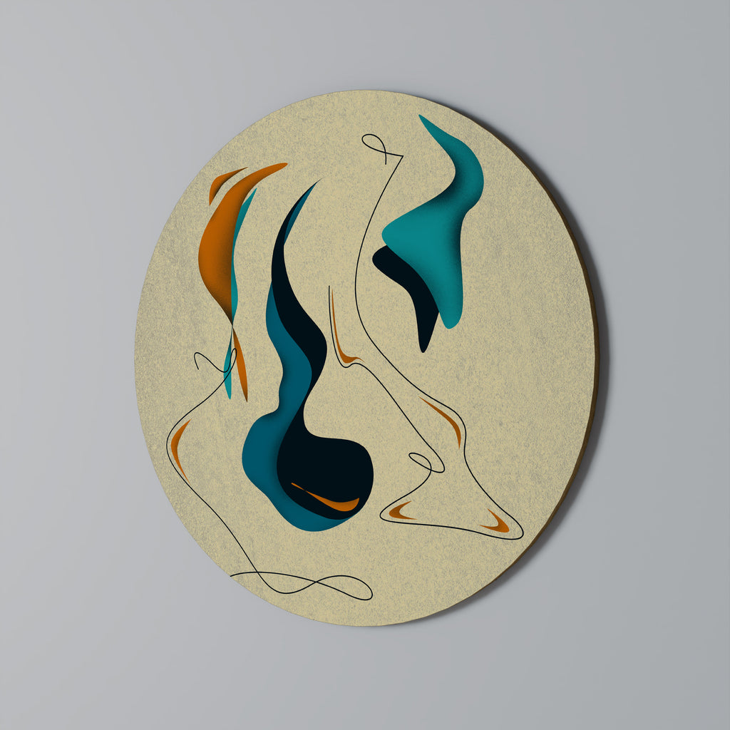 DREAMY DAZE Round Wall Art