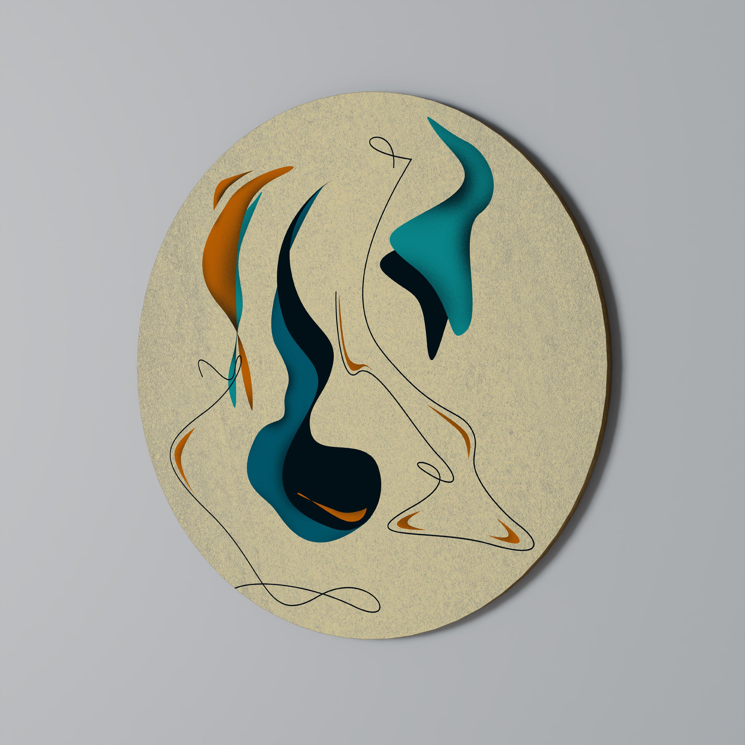 DREAMY DAZE Round Wall Art